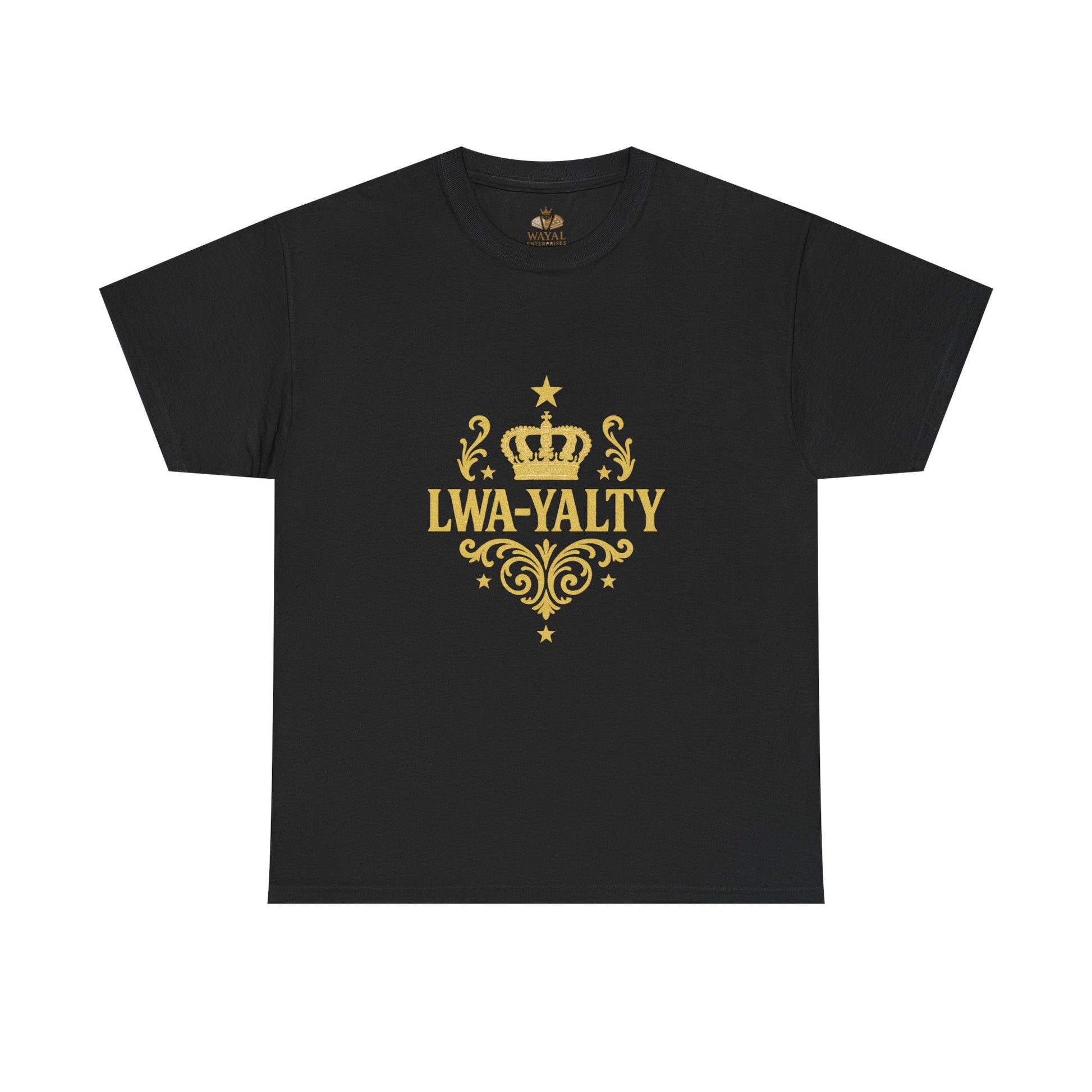 Crown Loyalty Tee - Unisex Heavy Cotton Shirt for Casual Wear, Gift for Royalty Lovers, Birthday, Friendship, Family Events - Wayal Store