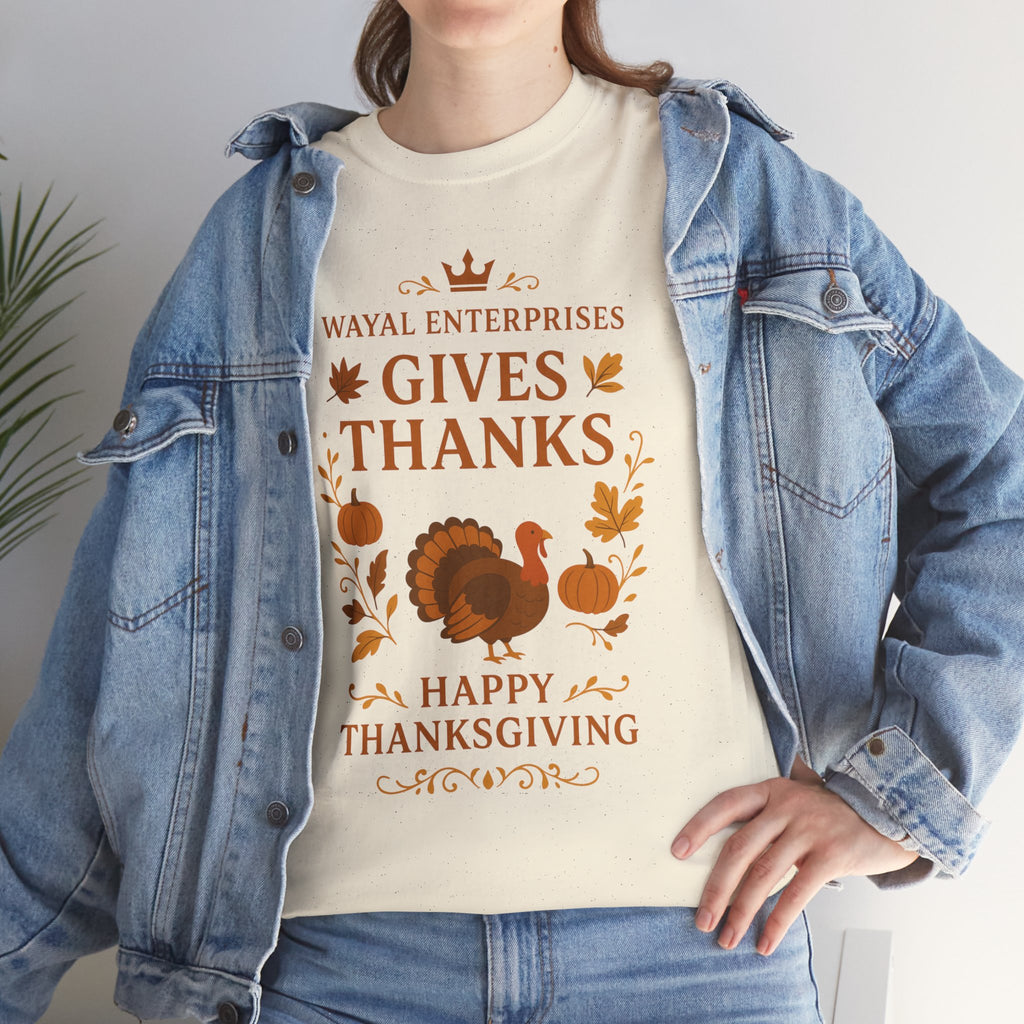 Thanksgiving Gratitude Unisex Cotton Tee - Wayal Store