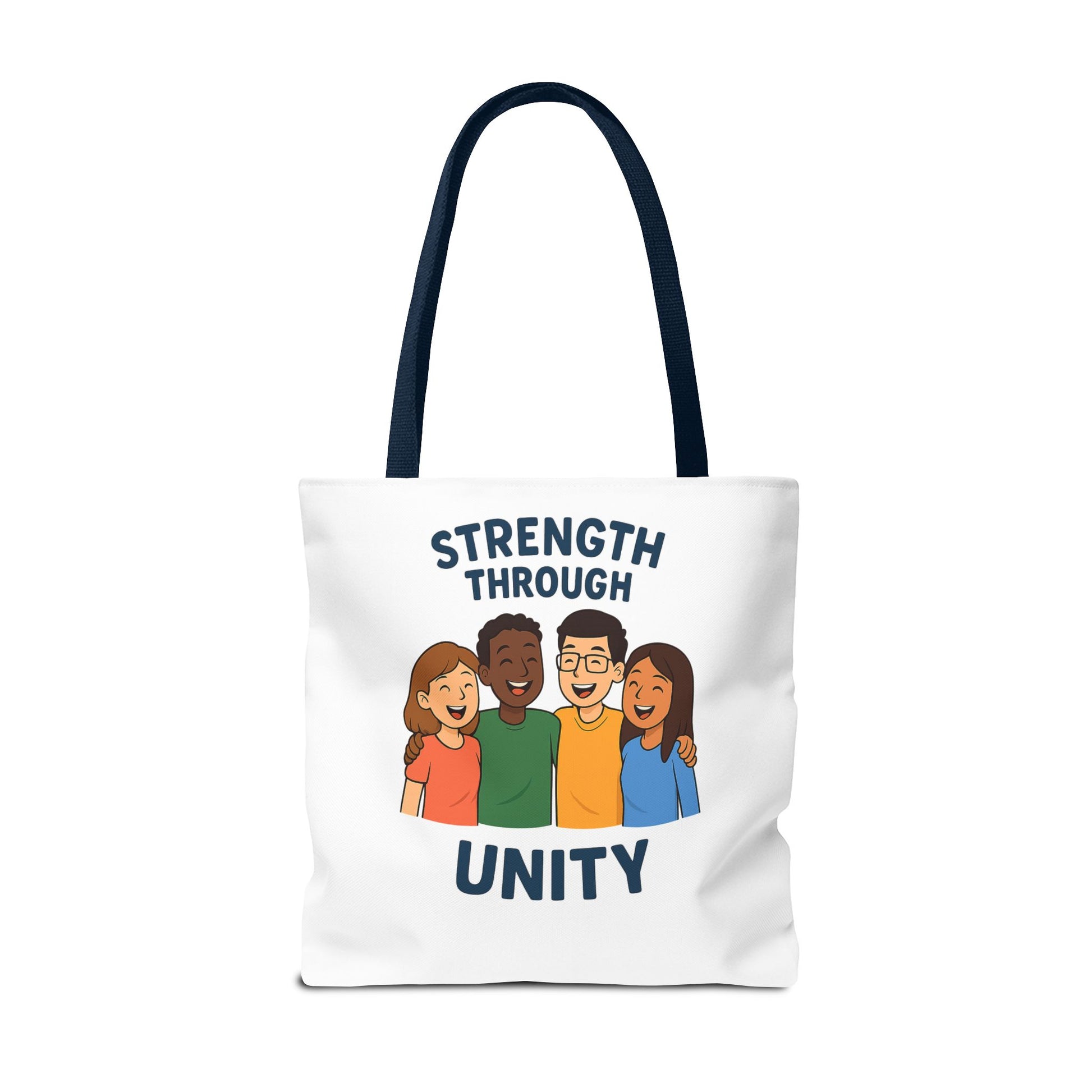 Unity Tote Bag | Strength Through Unity | Eco-Friendly Tote | Gift for Friends | Motivational Carryall | Community Spirit Bag - Wayal Store