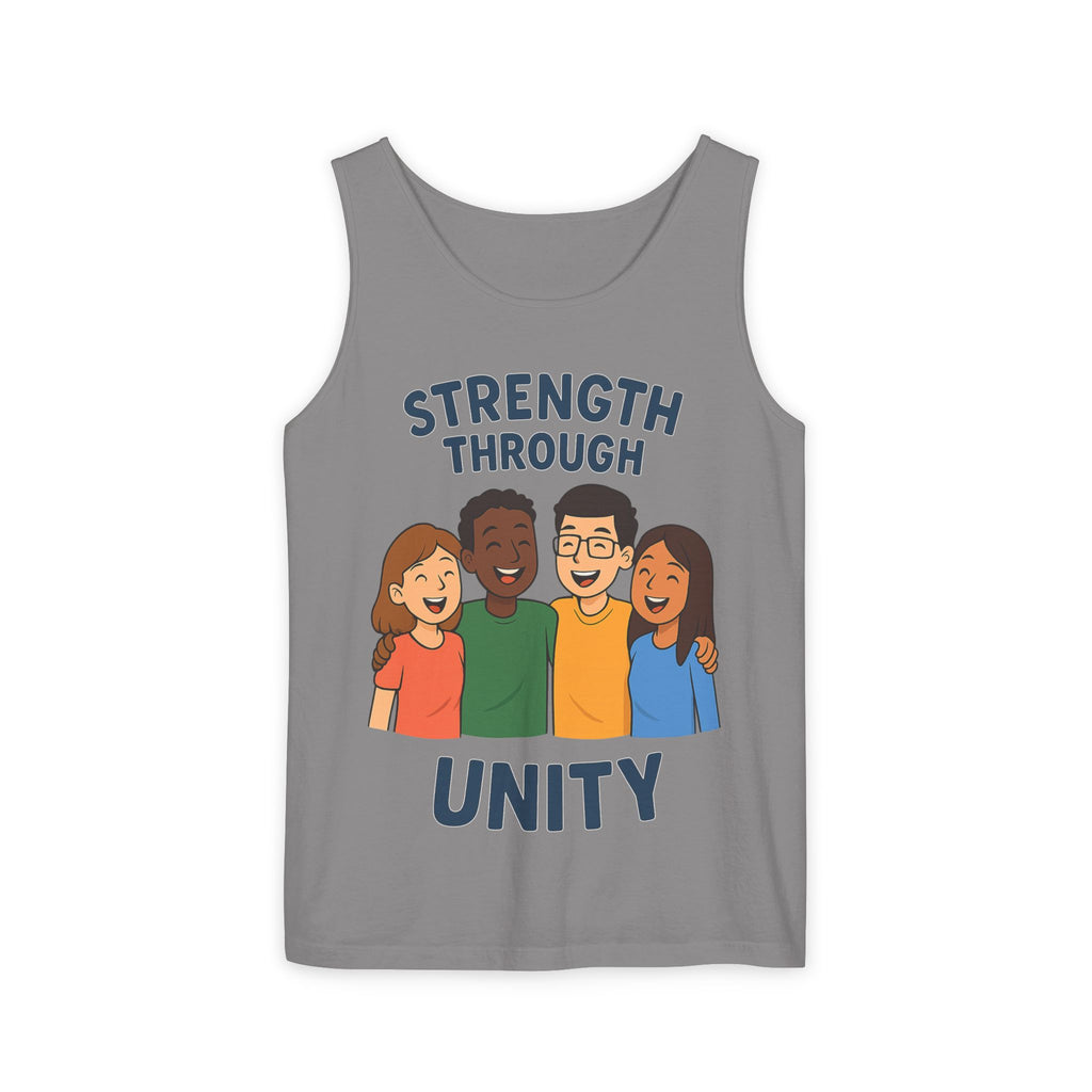 Unity Graphic Tank Top for Every Occasion, Inclusive Apparel, Strength in Unity, Casual Summer Wear, Perfect Gift for Friends - Wayal Store