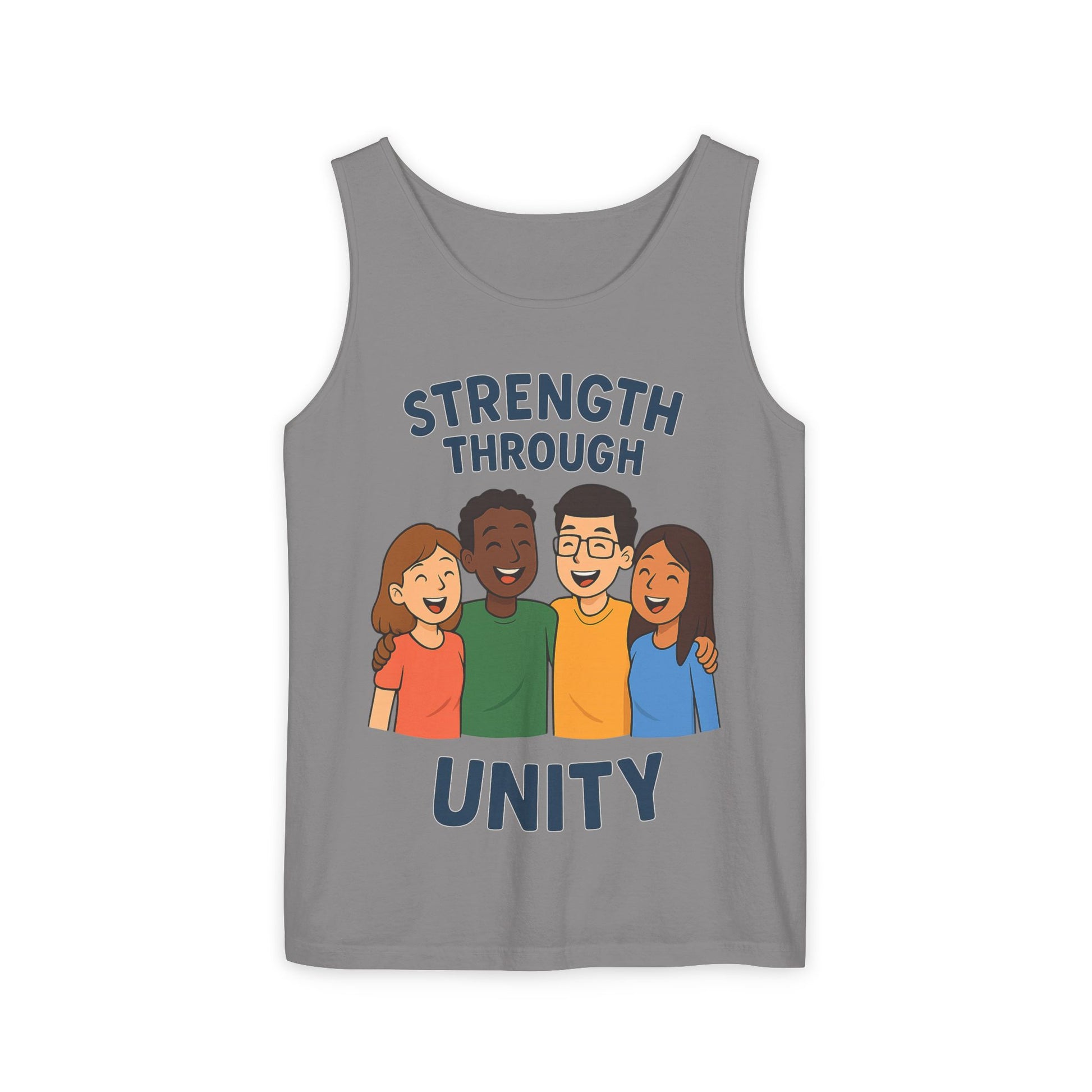 Unity Graphic Tank Top for Every Occasion, Inclusive Apparel, Strength in Unity, Casual Summer Wear, Perfect Gift for Friends - Wayal Store