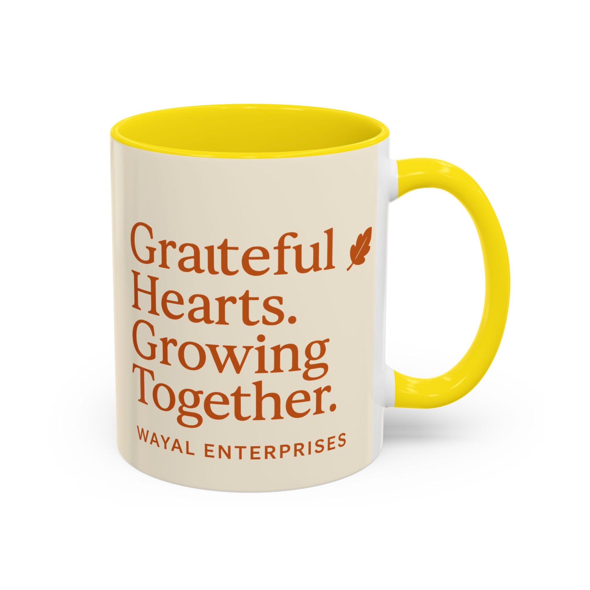 Grateful Hearts Coffee Mug - 11oz & 15oz - Perfect for Cozy Moments