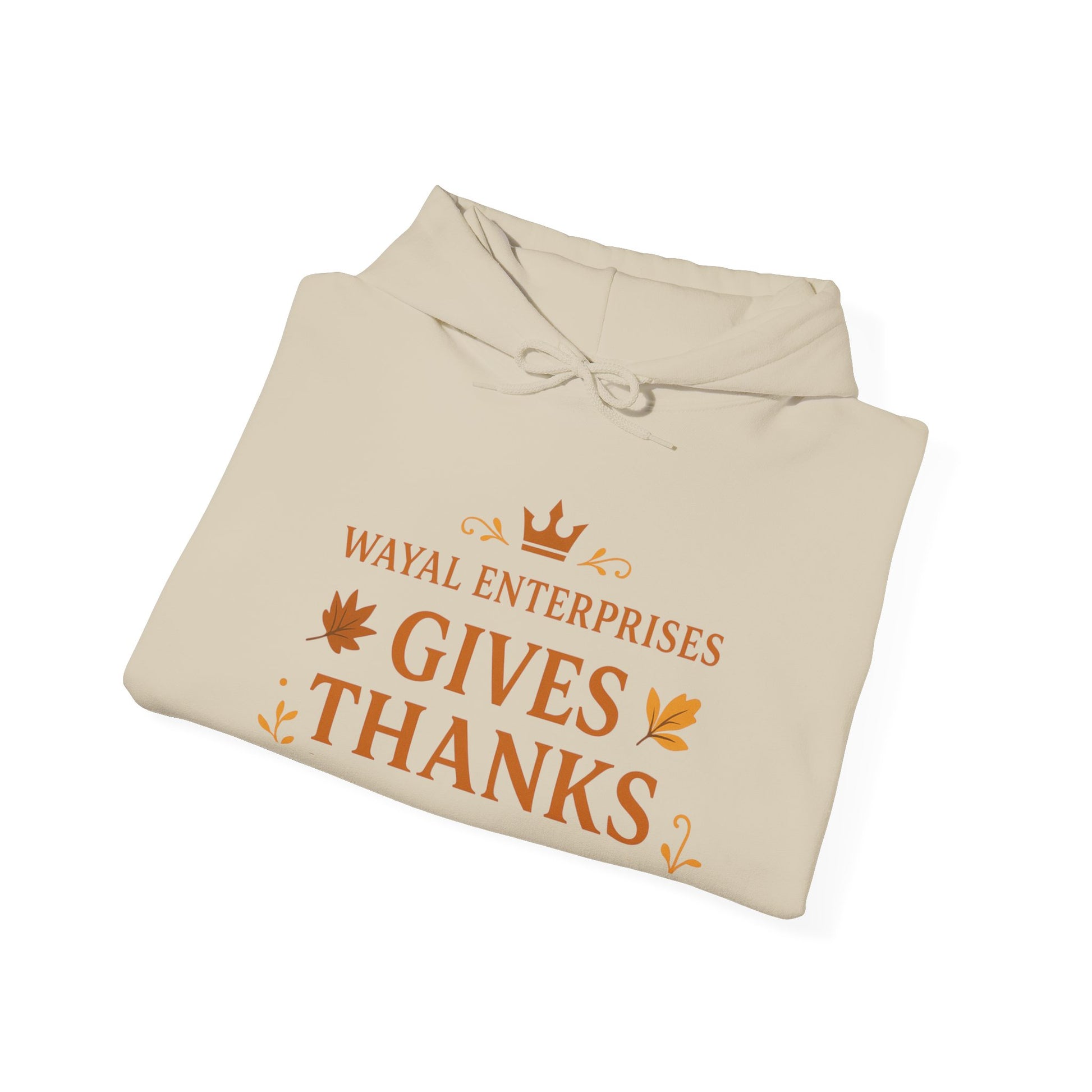 Thanksgiving Hoodie - Unisex Heavy Blend™ Sweatshirt with 'Gives Thanks' Design - Wayal Store
