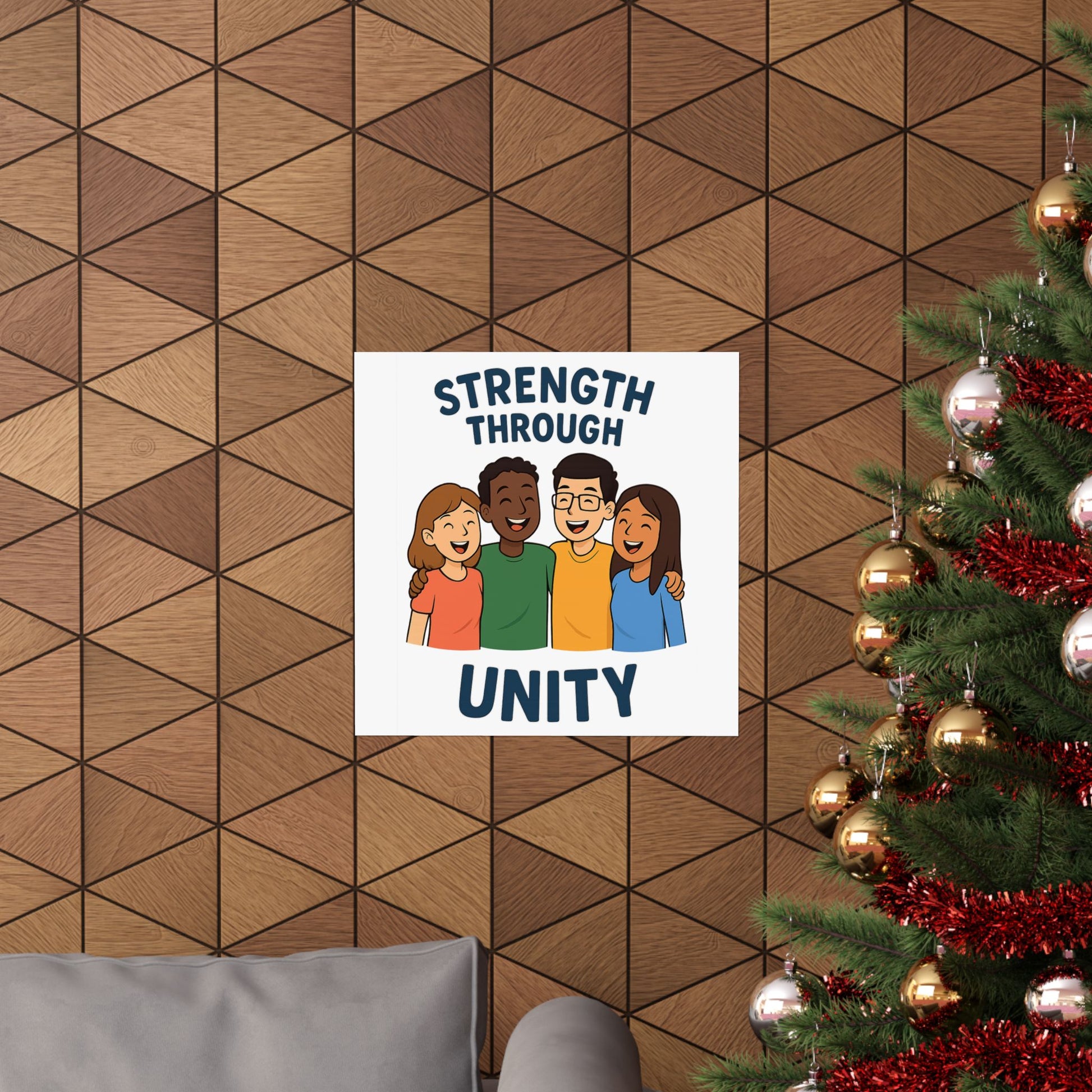 Unity Message Poster, Inspirational Art Print, Wall Décor, Motivational Home Decor, Positive Affirmation Art - Wayal Store