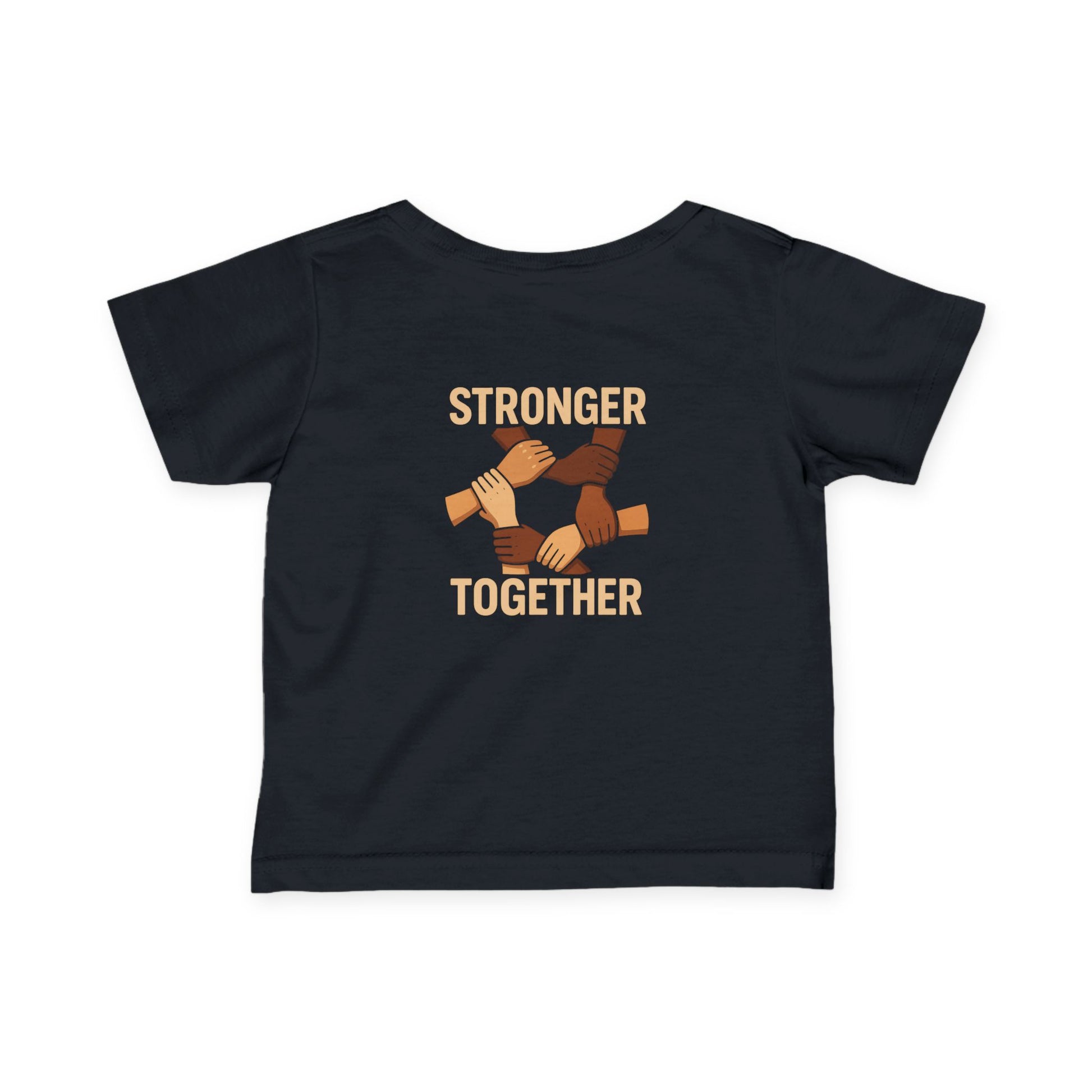 Stronger Together Infant Tee - Unity and Love, Baby Shirt, Gift for New Parents, Toddler Apparel, Social Awareness Kids Wear - Wayal Store