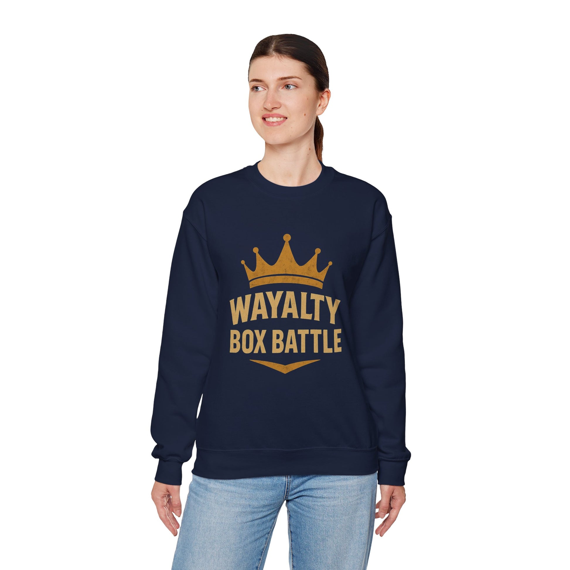 Wayalty Box Battle Crewneck Sweatshirt