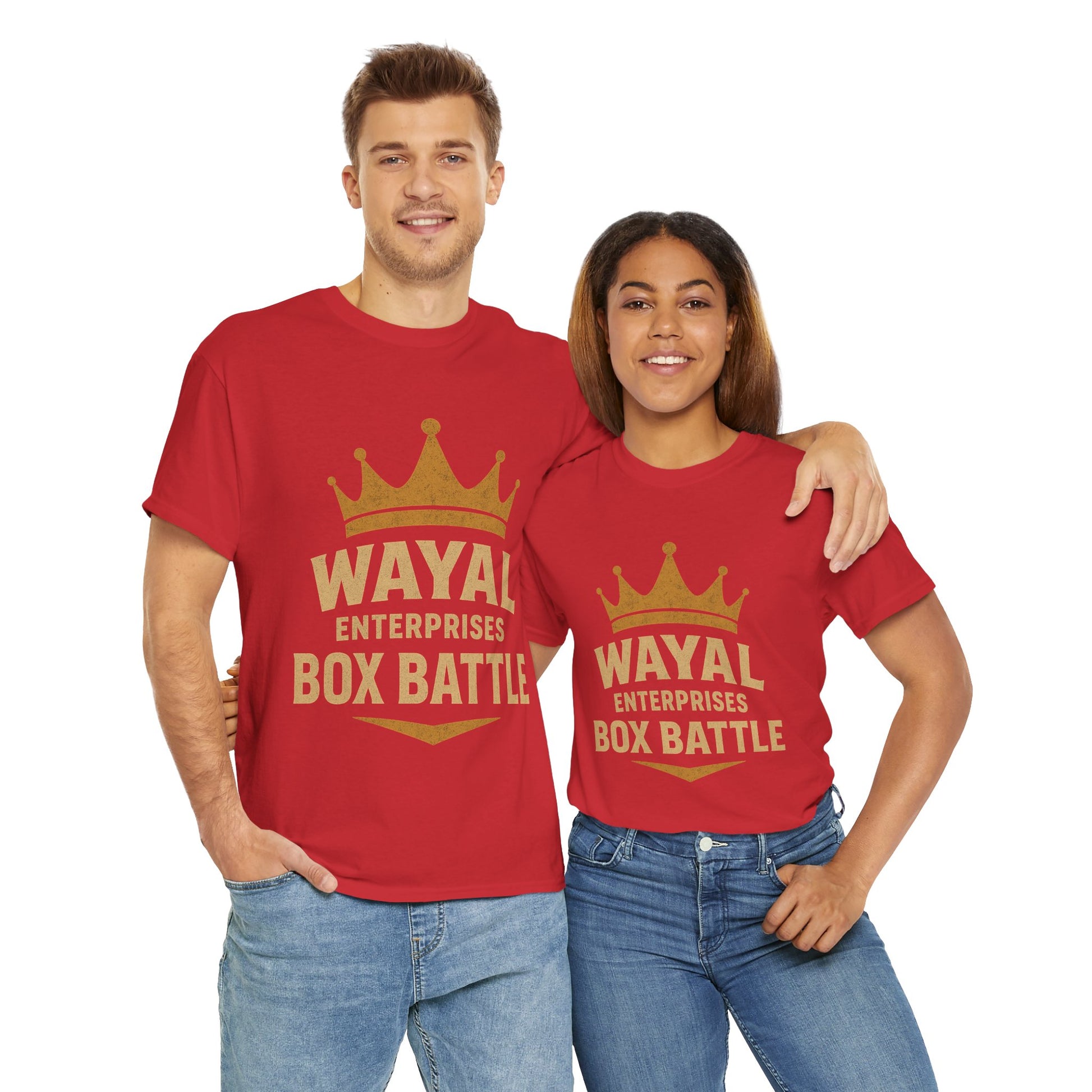 Wayal Enterprises Box Battle Unisex Heavy Cotton Tee