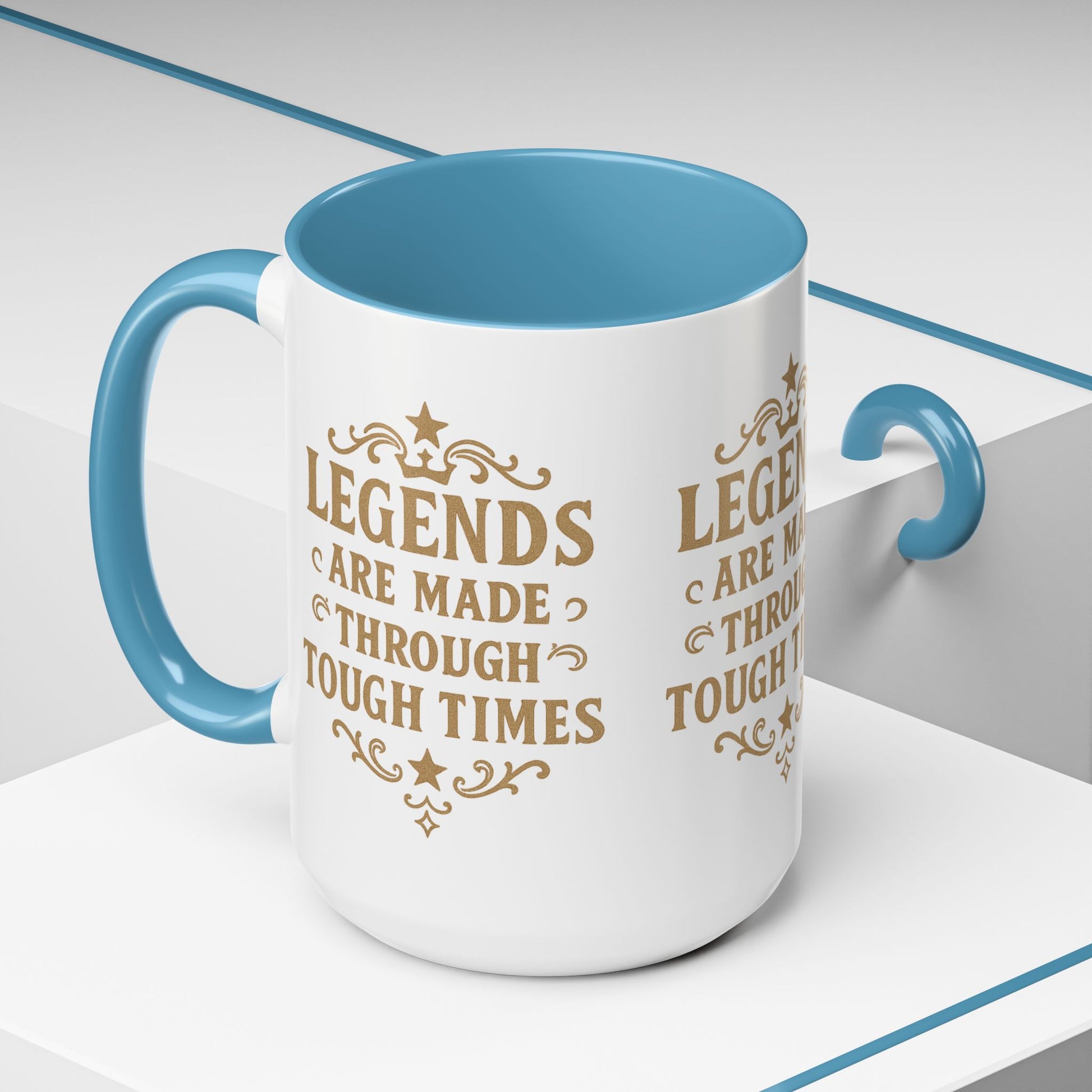 Legends Coffee Mug - Inspirational Drinkware, Gift for Motivational Quotes, Unique Housewarming, Cool Office Mug, 11oz & 15oz - Wayal Store
