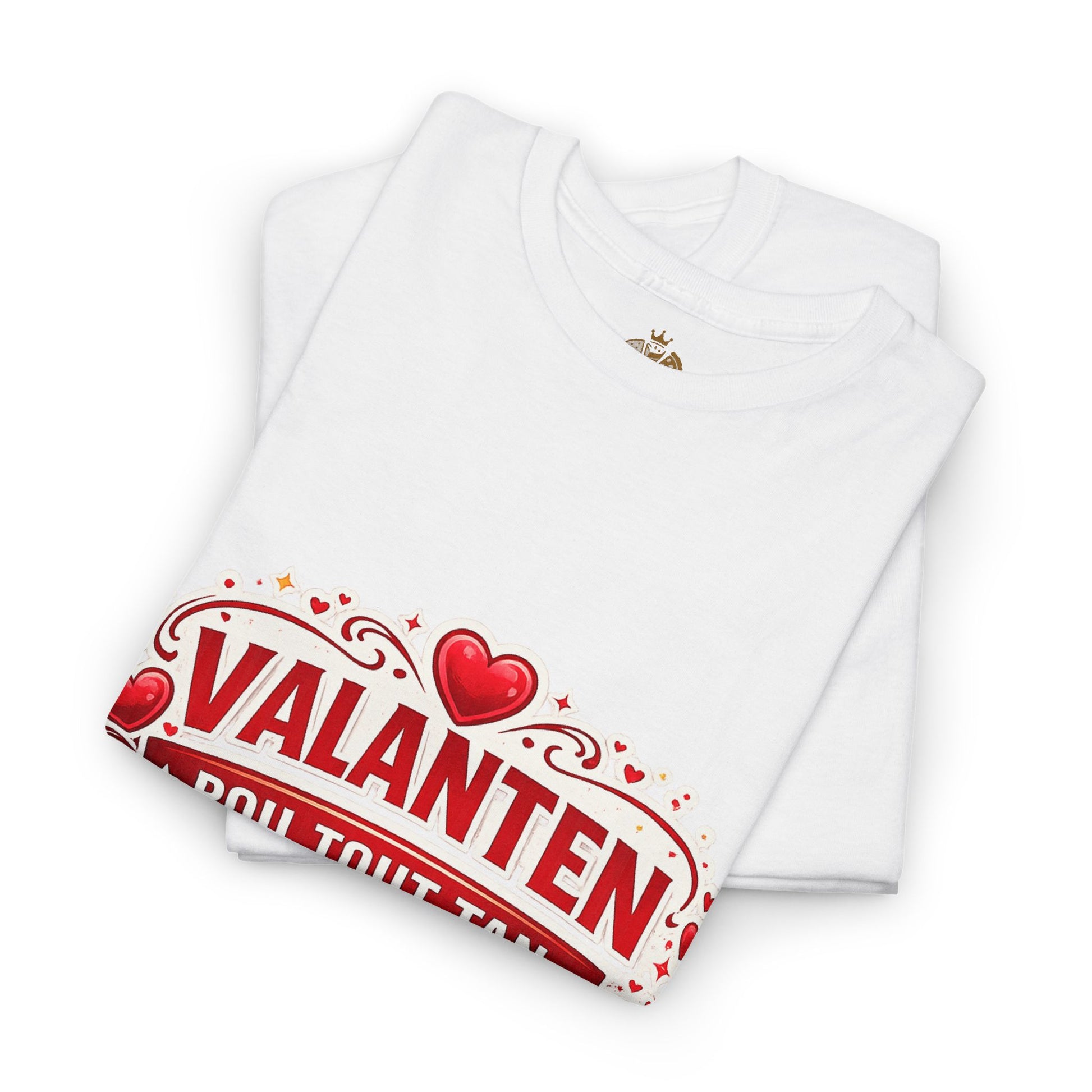 Valanten Pou Tout Tan Tee — Haitian Creole Valentine T-Shirt - Wayal Store