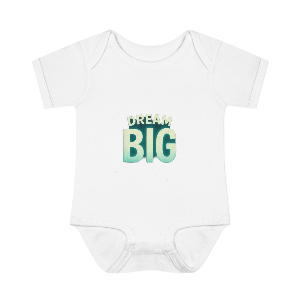 Dream Big Infant Bodysuit, Baby Shower Gift, tile on the back - Wayal Store