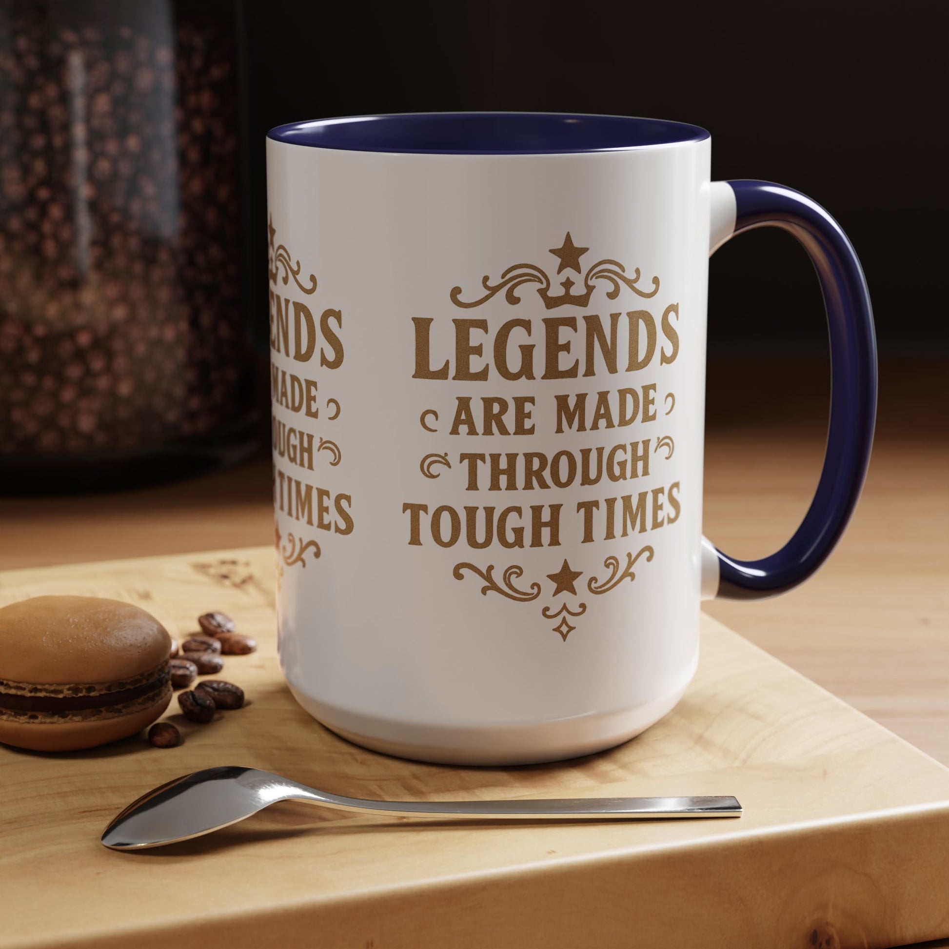 Legends Coffee Mug - Inspirational Drinkware, Gift for Motivational Quotes, Unique Housewarming, Cool Office Mug, 11oz & 15oz - Wayal Store