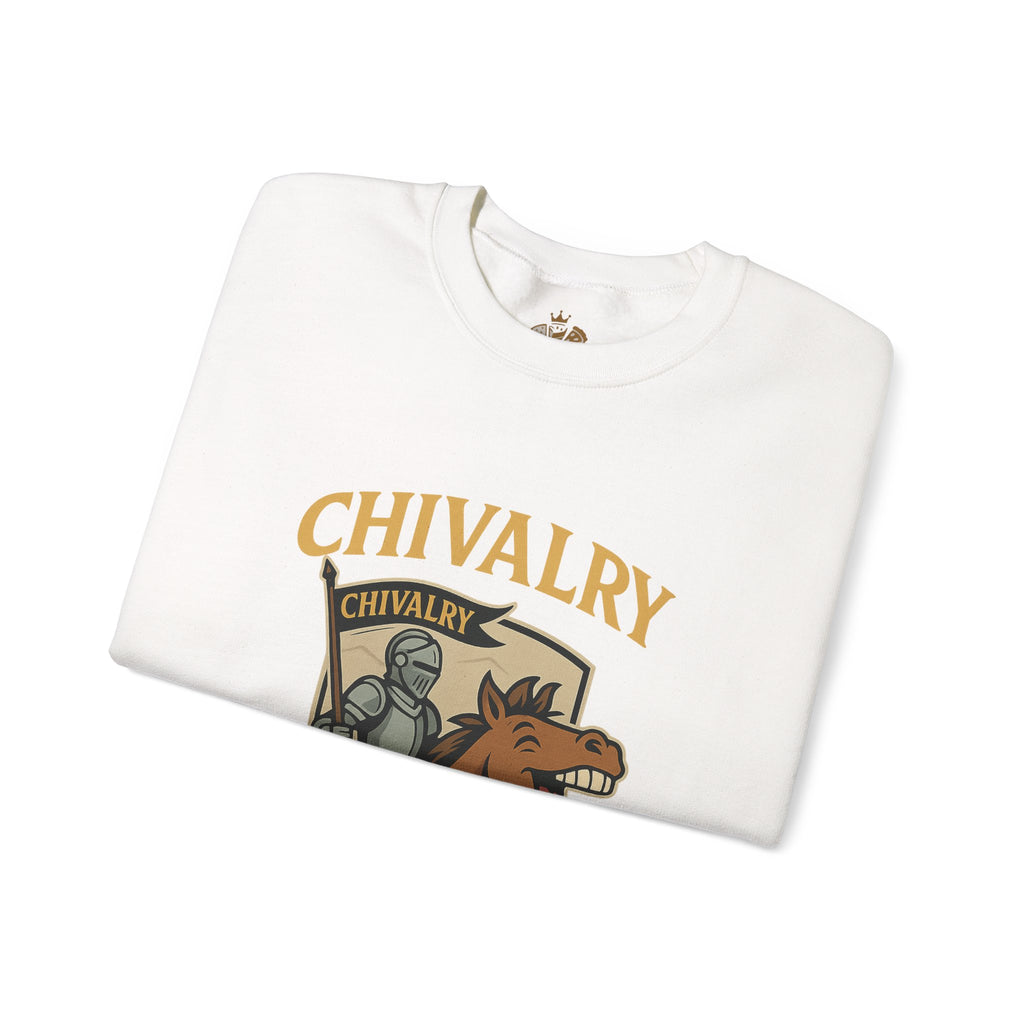 Chivalry Crewneck Sweatshirt, Unisex Heavy Blend, Cozy Casual Wear, Gift for Gamers, Renaissance Fair Apparel, Everyday Comfort - Wayal Store