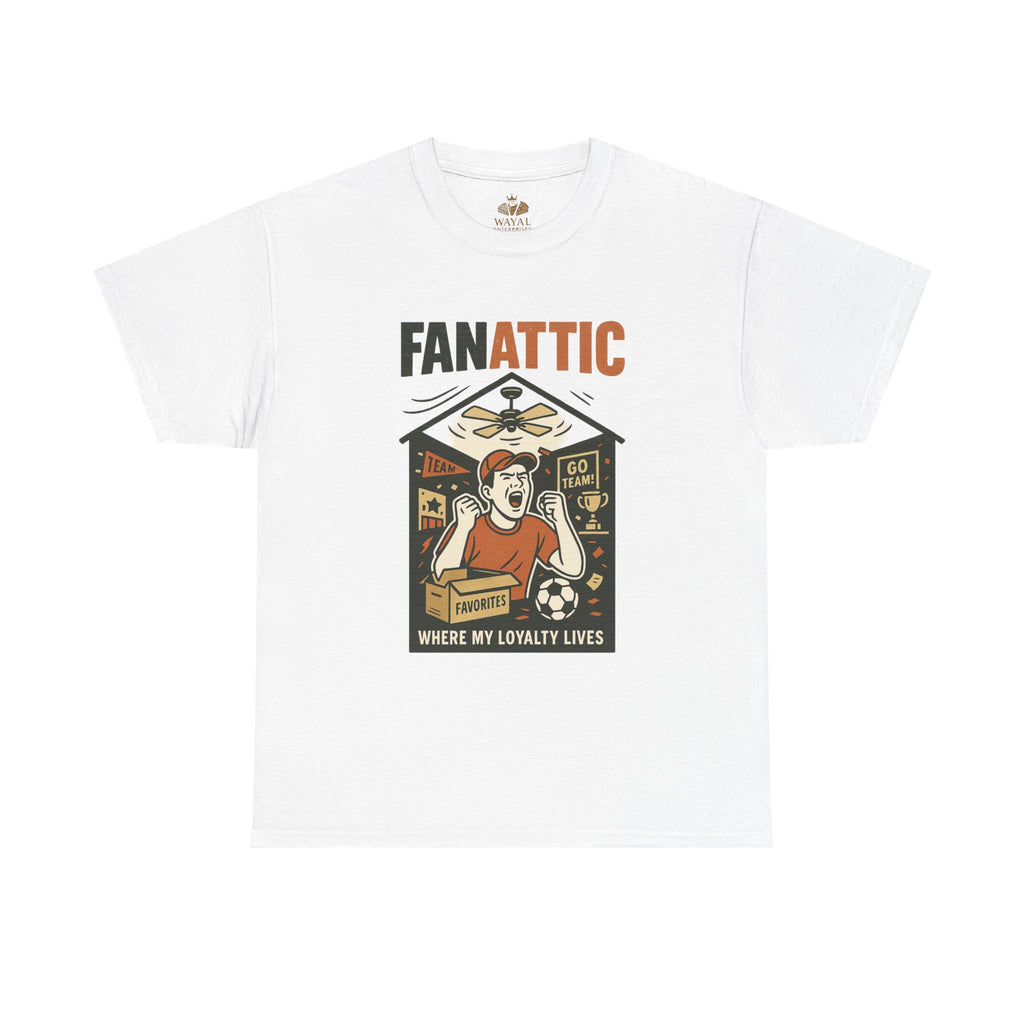 Fanatic Unisex Heavy Cotton Tee - Sports Lover Apparel, Gift for Fans, Casual Wear, Game Day Shirt, Collector's Item - Wayal Store