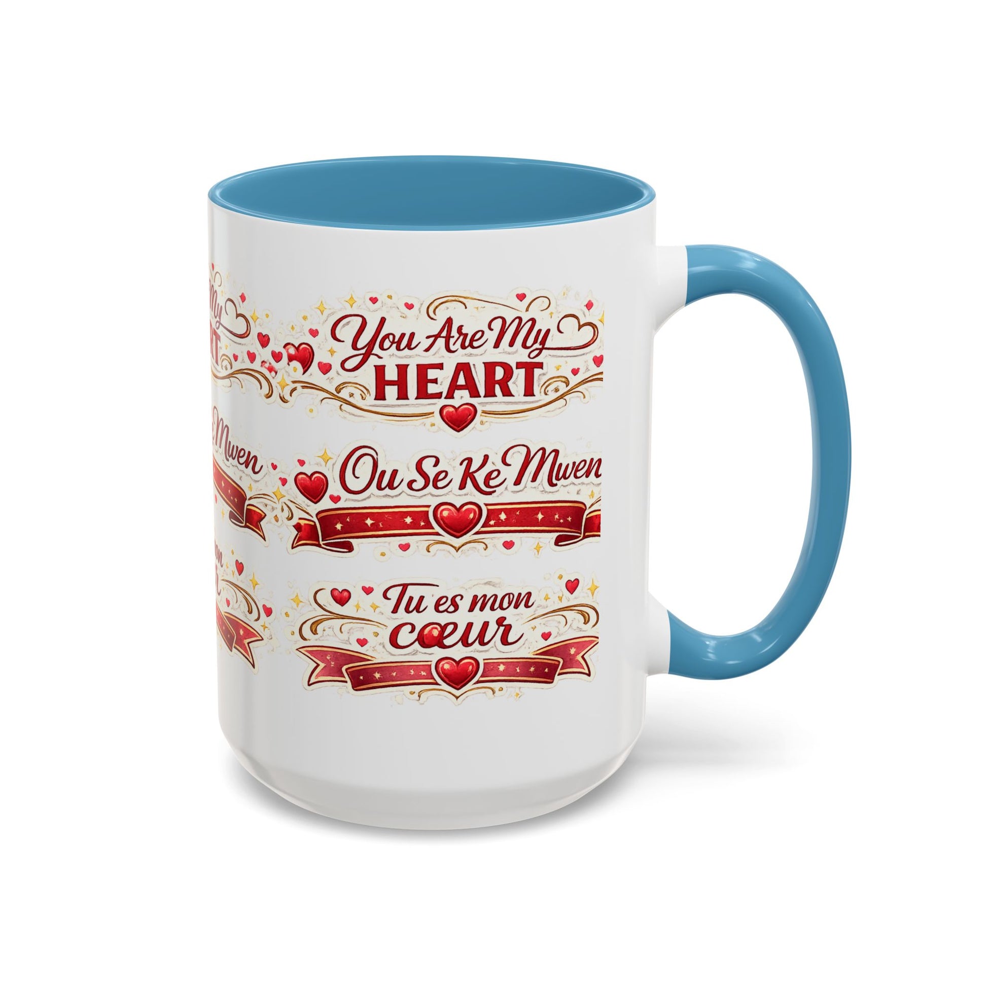 You Are My Heart Accent Coffee Mug – Multilingual Love Gift (11/15oz) - Wayal Store