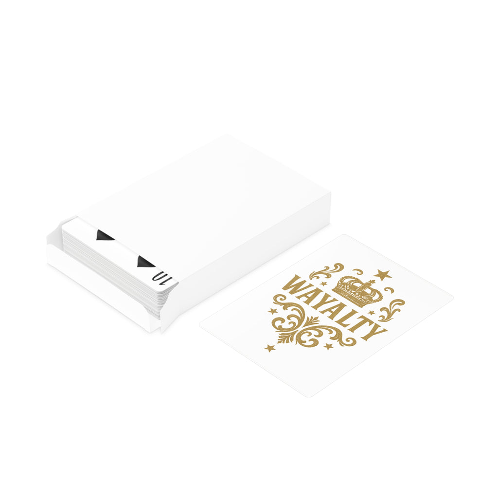 Royal Wayalty Poker Cards - Ace of Spades Design - Wayal Store