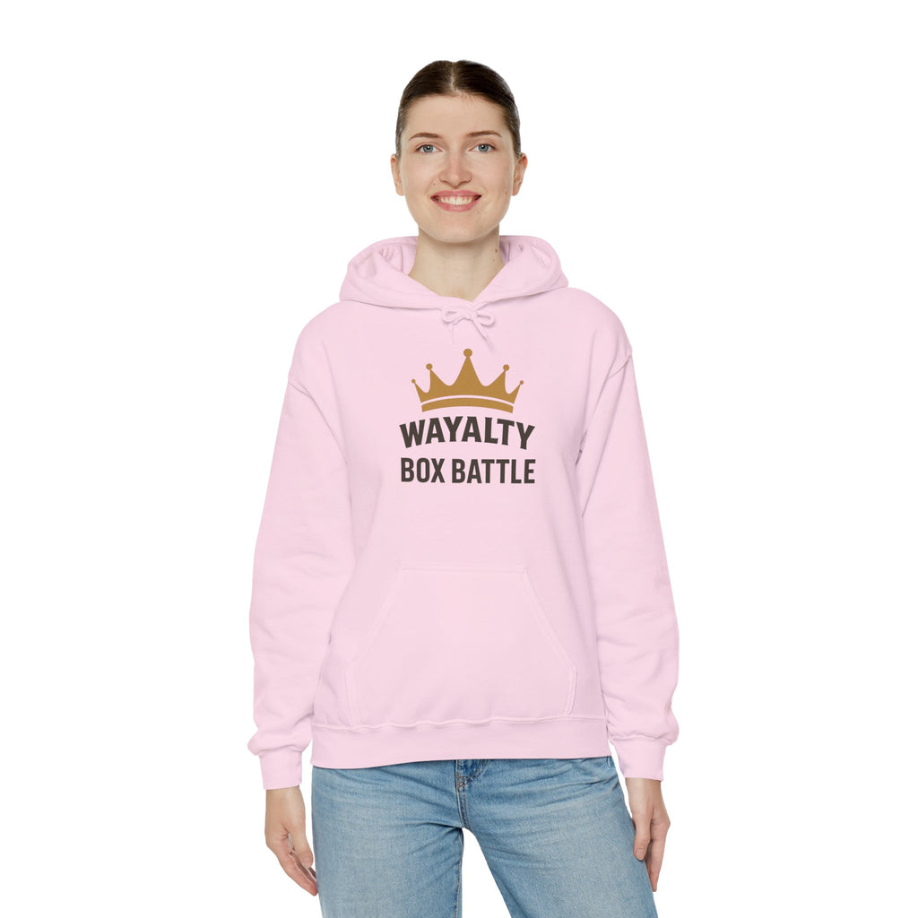 Wayalty Box Battle Hoodie — Crown Logo Pullover for Gaming Fans