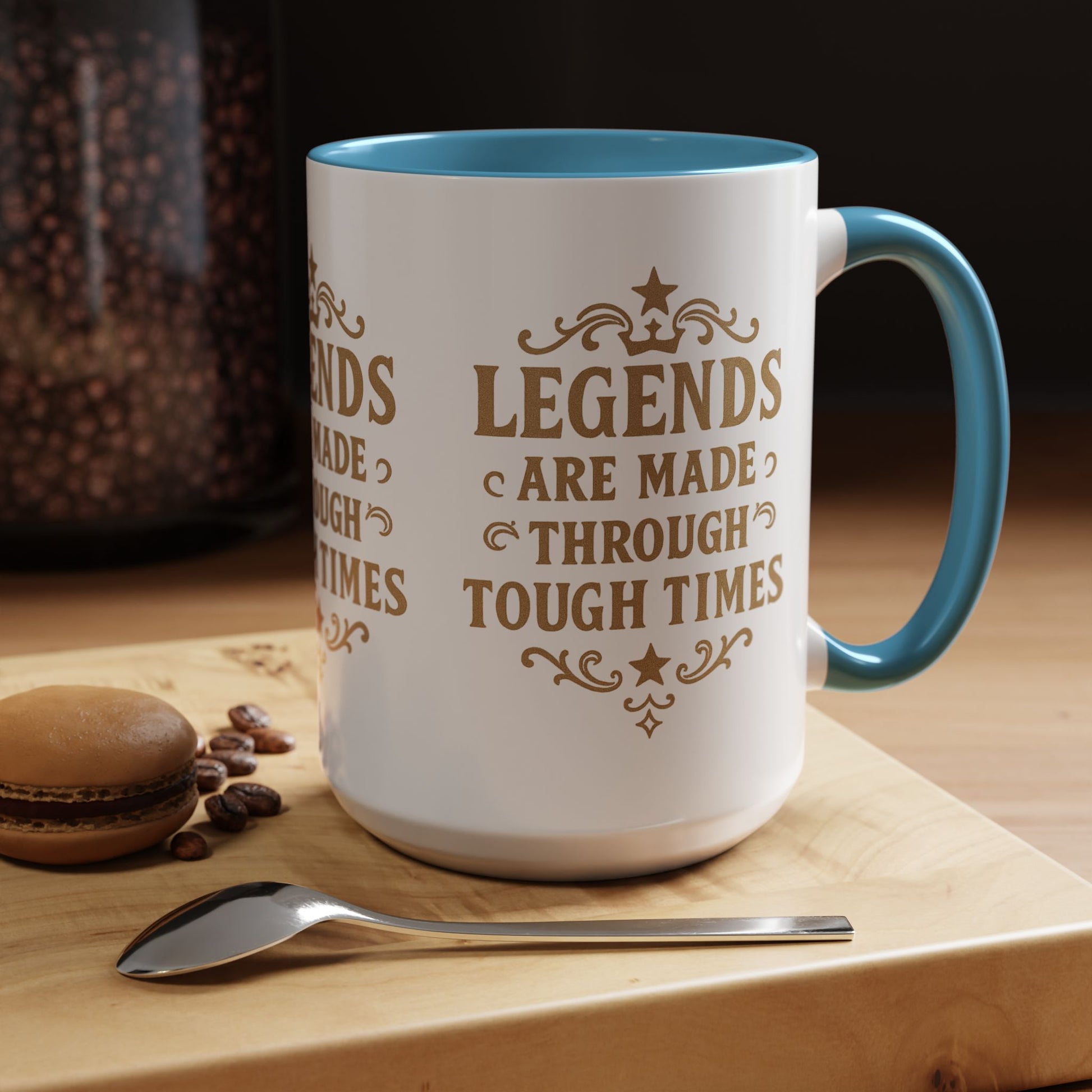 Legends Coffee Mug - Inspirational Drinkware, Gift for Motivational Quotes, Unique Housewarming, Cool Office Mug, 11oz & 15oz - Wayal Store
