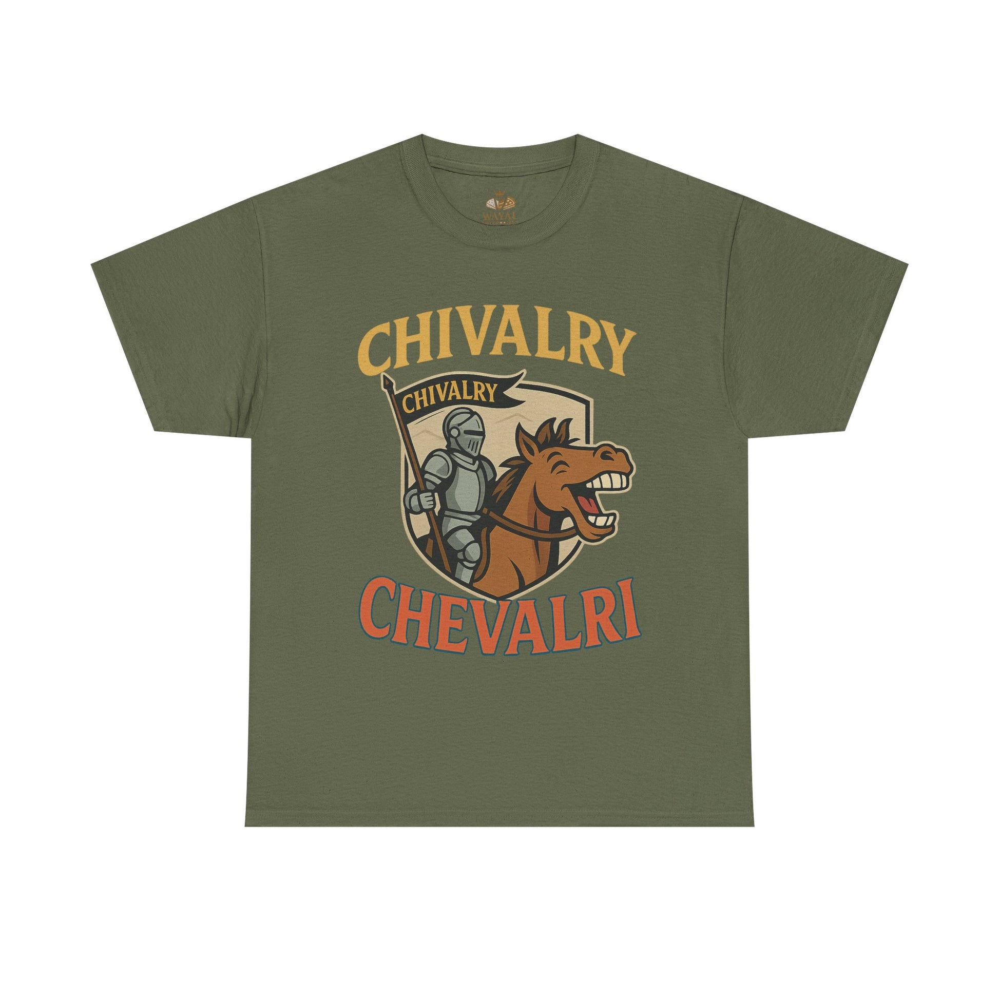 Chivalry-Themed Unisex Heavy Cotton Tee, Knight Shirt, Medieval Fan Apparel, Funny Gift, Renaissance Festival Clothing - Wayal Store