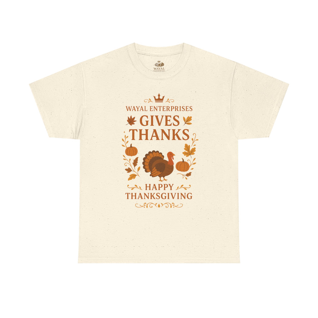 Thanksgiving Gratitude Unisex Cotton Tee - Wayal Store
