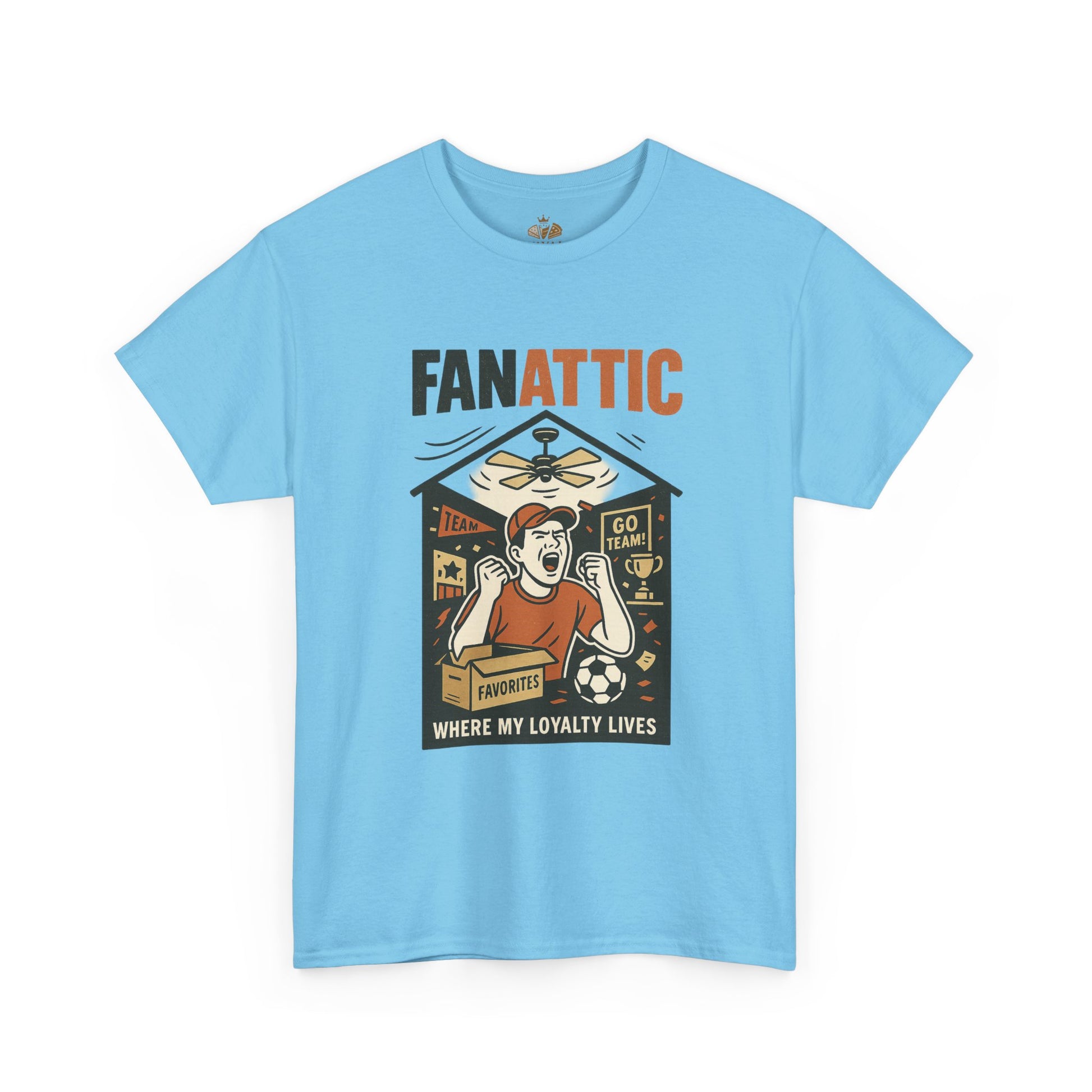 Fanatic Unisex Heavy Cotton Tee - Sports Lover Apparel, Gift for Fans, Casual Wear, Game Day Shirt, Collector's Item - Wayal Store
