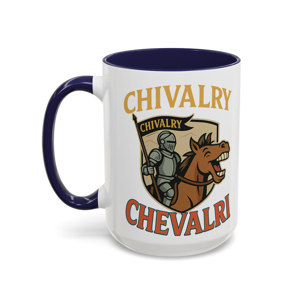 Chivalry Accent Coffee Mug, Warrior Gift, Knight Themed Cup, Medieval Decor, Unique Coffee Lover Present, Fun Office Mug - Wayal Store