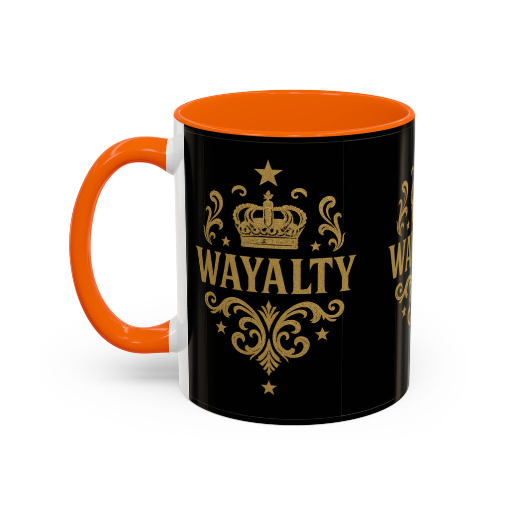 Wayalty-Themed Accent Coffee Mug - Elegant Drinkware for Confidence & Celebration | Perfect Gift for Coffee Lovers, Birthdays, [...] - Wayal Store
