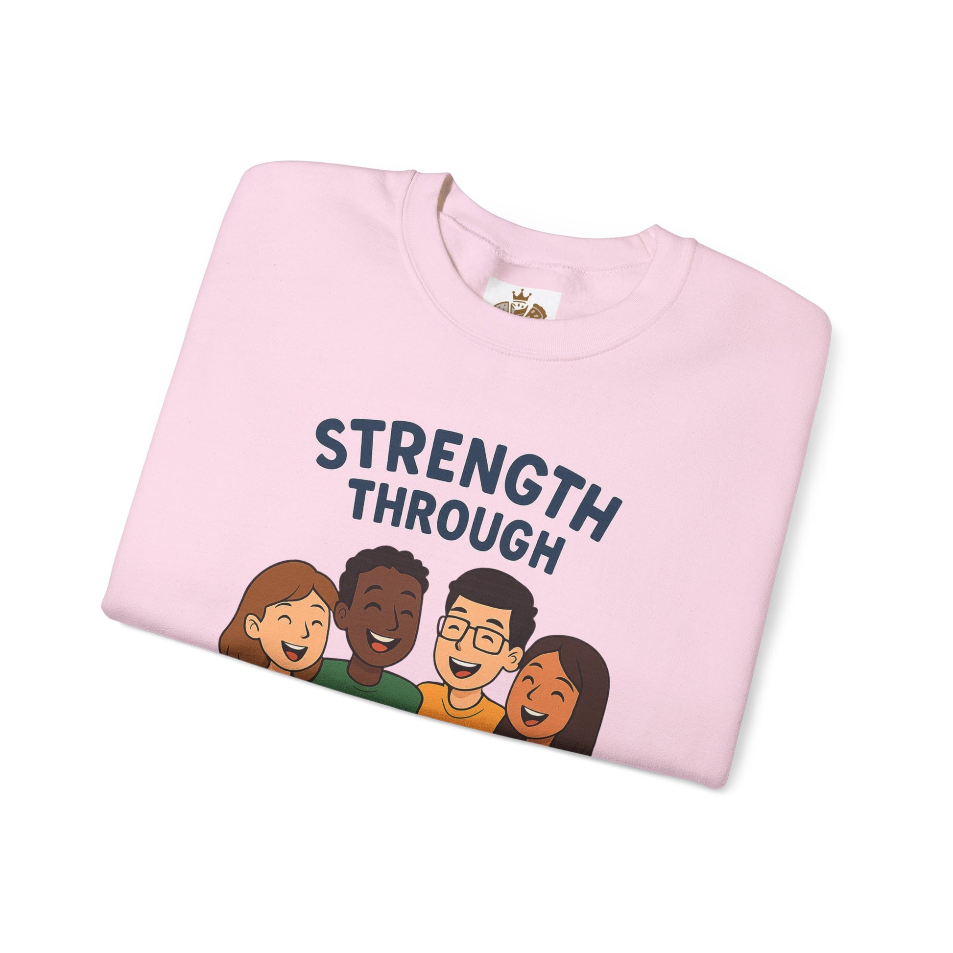 Unity Crewneck Sweatshirt, Strength Through Unity Sweater, Cozy Unisex Sweatshirt, Friendship Gift, Ideal for Team Events - Wayal Store