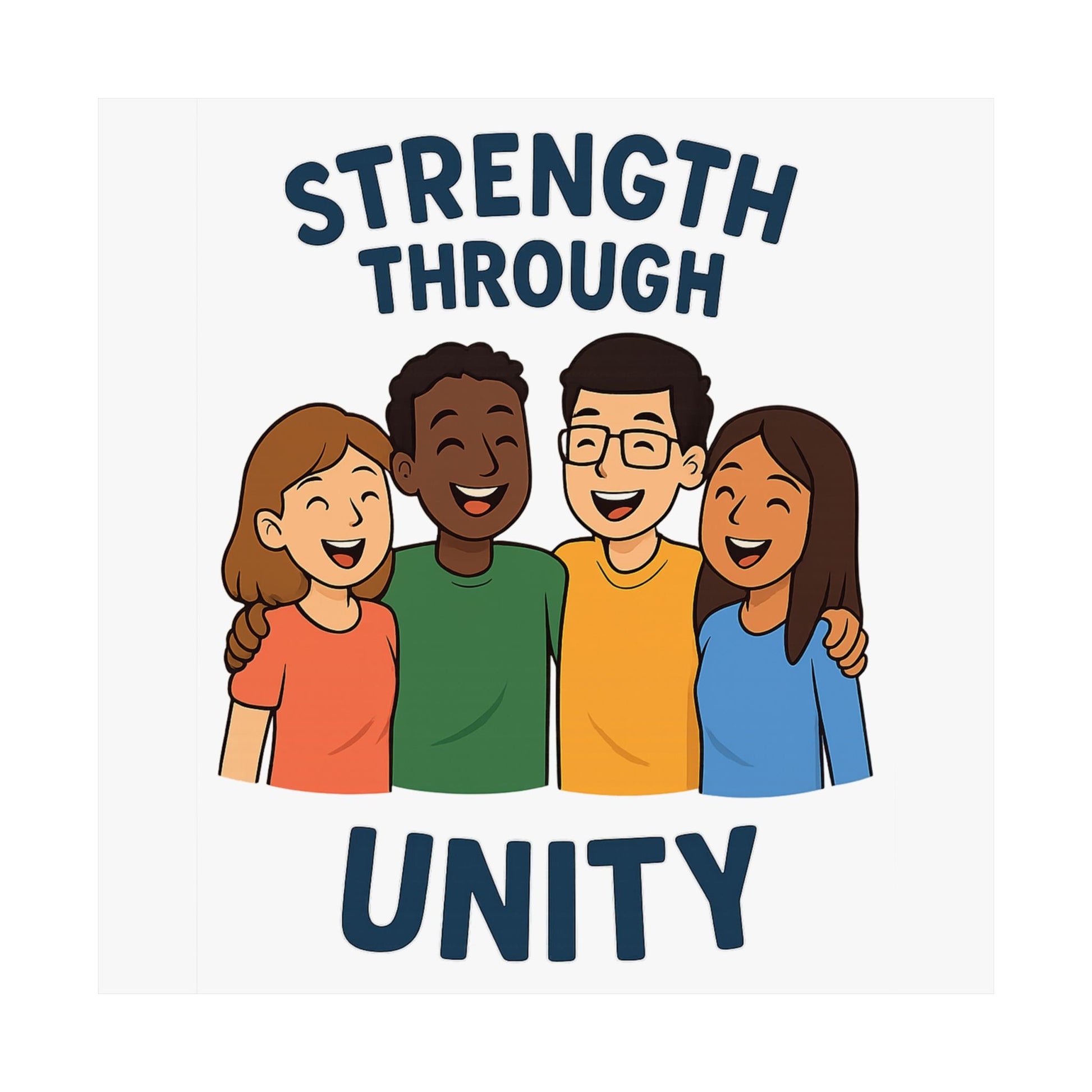 Unity Message Poster, Inspirational Art Print, Wall Décor, Motivational Home Decor, Positive Affirmation Art - Wayal Store