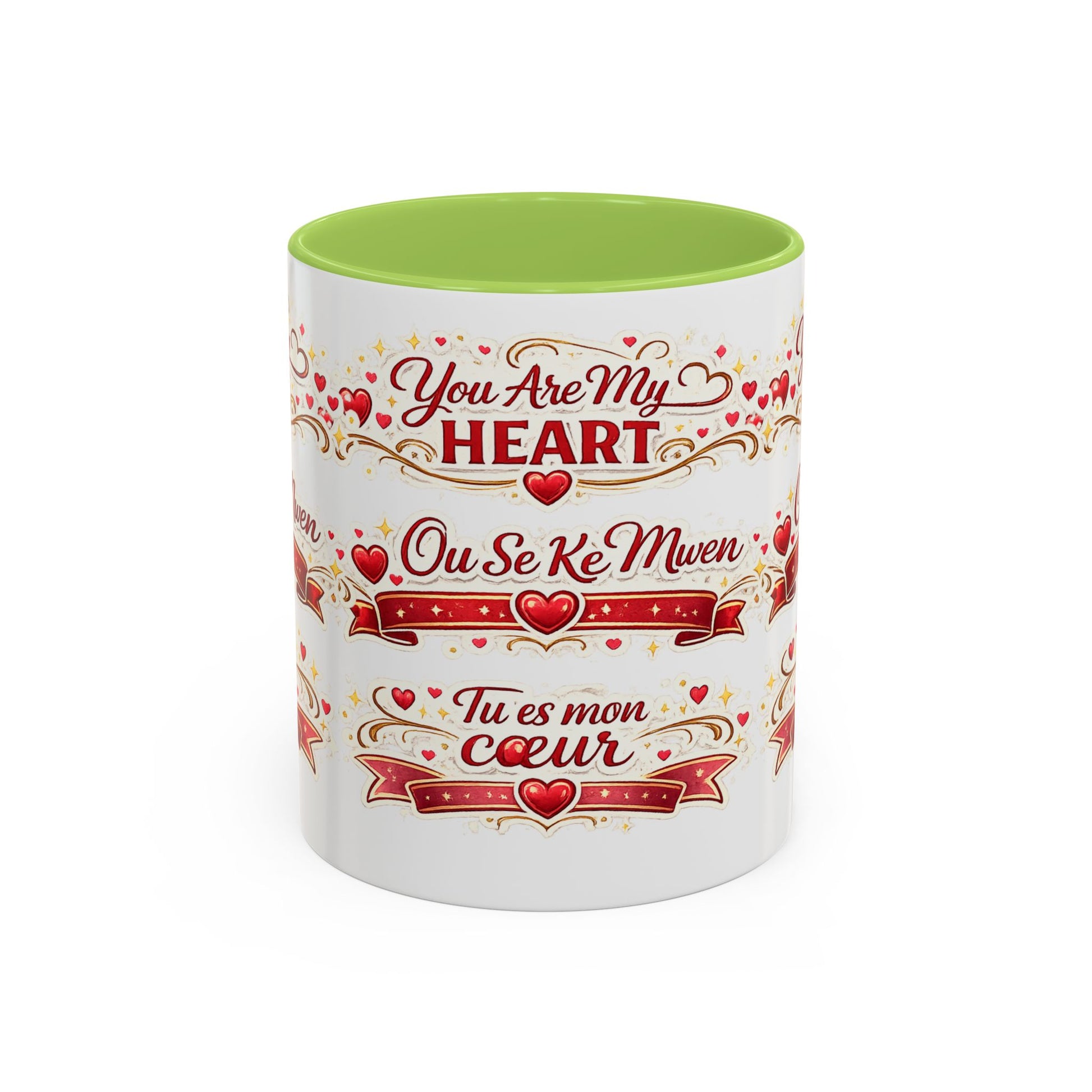 You Are My Heart Accent Coffee Mug – Multilingual Love Gift (11/15oz) - Wayal Store