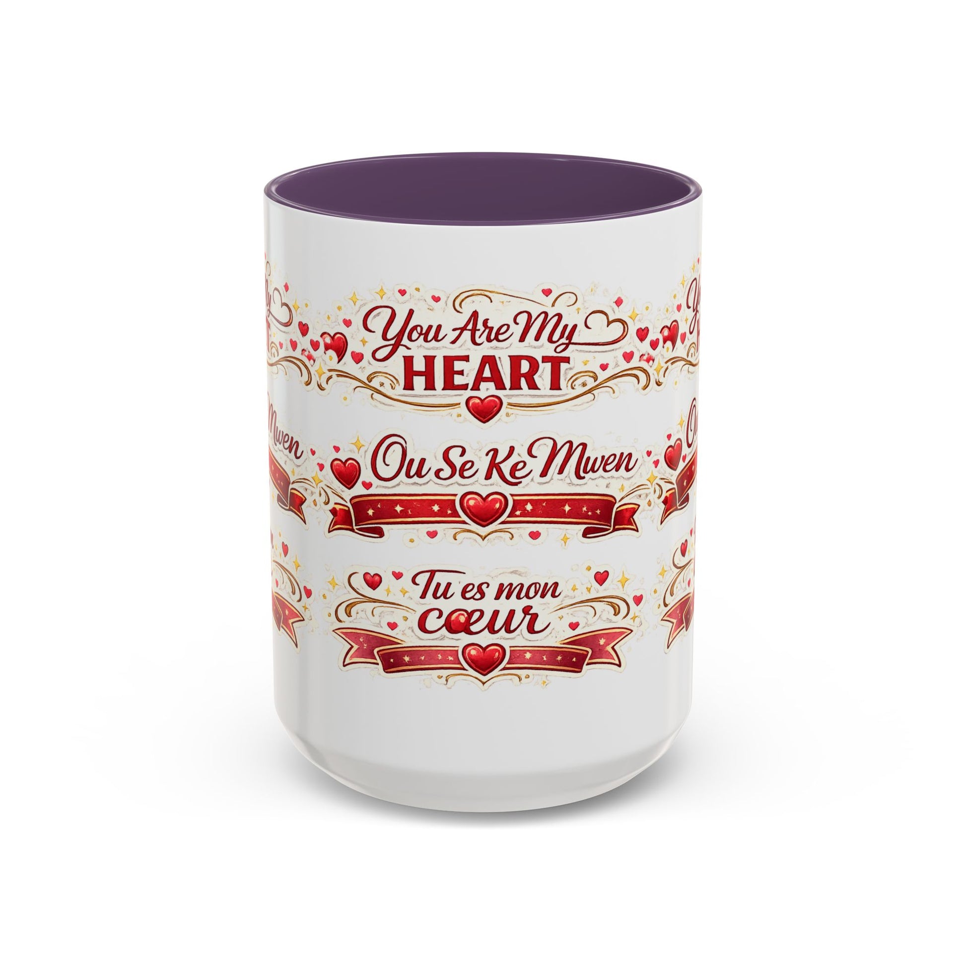 You Are My Heart Accent Coffee Mug – Multilingual Love Gift (11/15oz) - Wayal Store