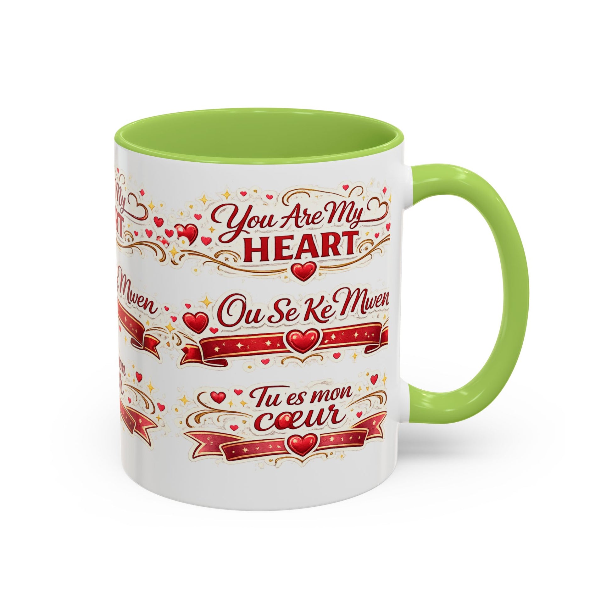 You Are My Heart Accent Coffee Mug – Multilingual Love Gift (11/15oz) - Wayal Store