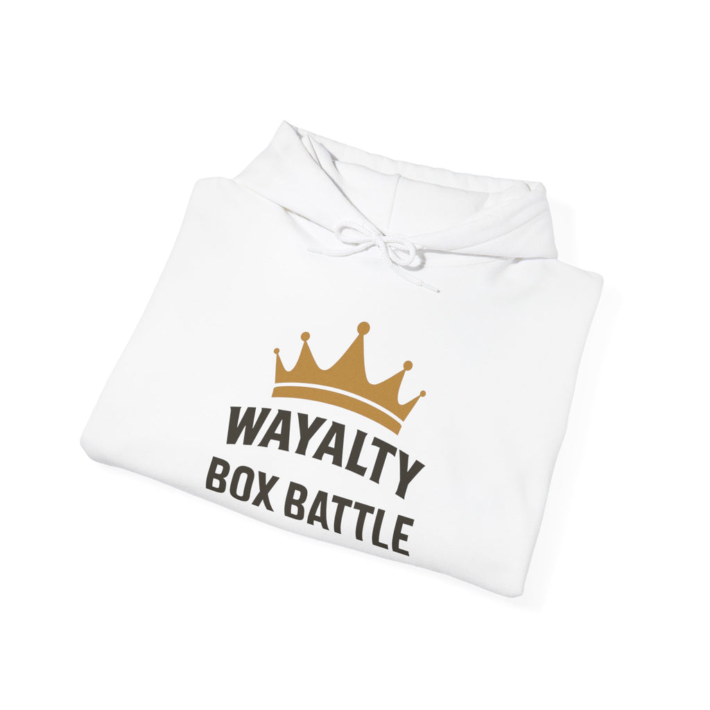 Wayalty Box Battle Hoodie — Crown Logo Pullover for Gaming Fans