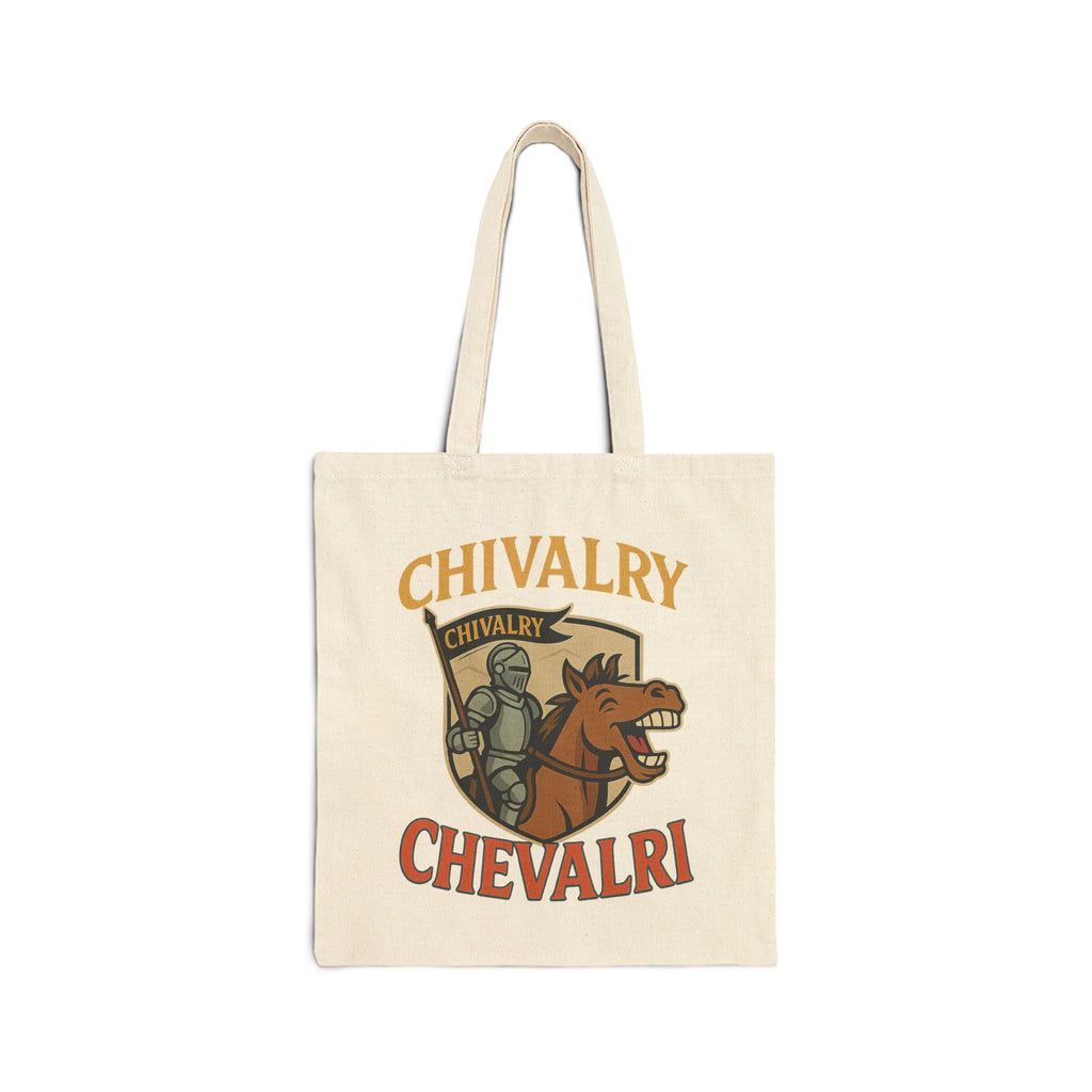 Chivalry Knight Tote Bag | Eco-Friendly Grocery, Beach, and Everyday Bag, Gift for Medieval Lovers - Wayal Store