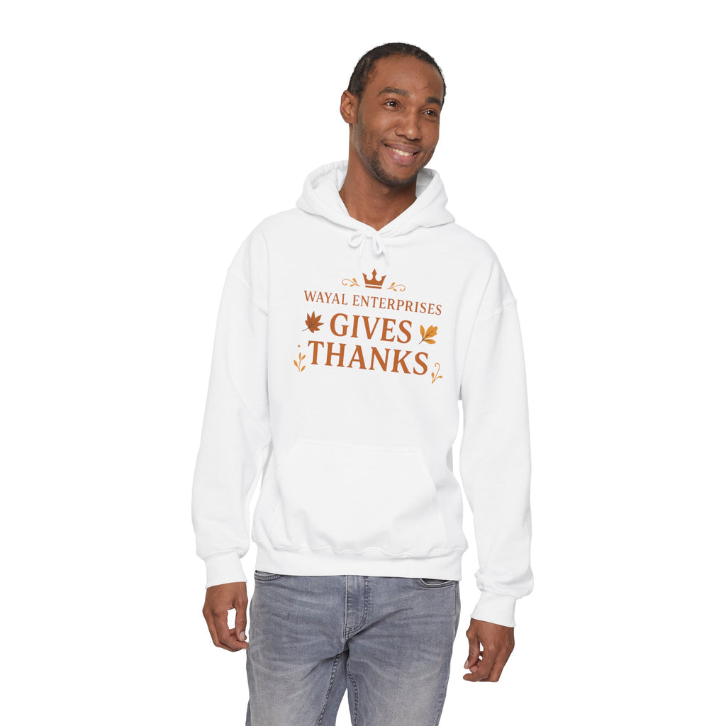 Thanksgiving Hoodie - Unisex Heavy Blend™ Sweatshirt with 'Gives Thanks' Design - Wayal Store