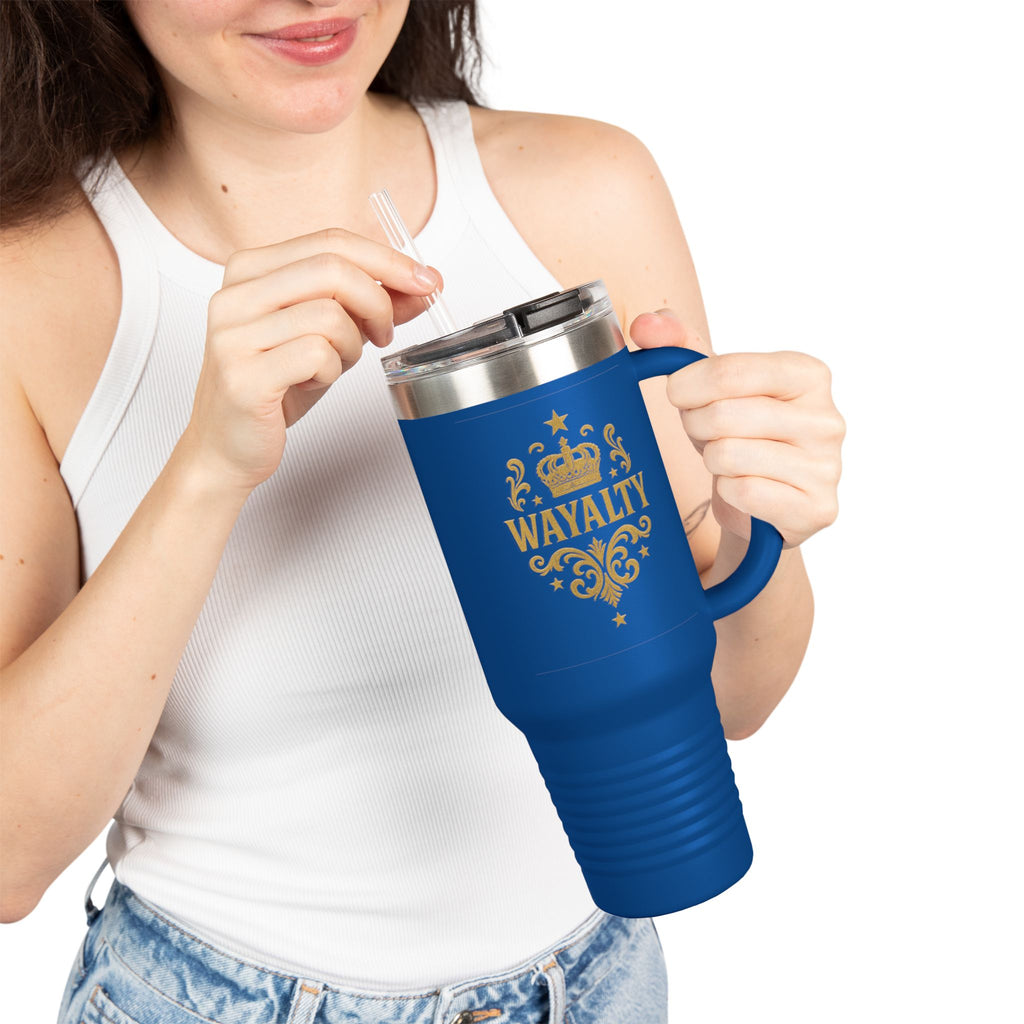 Insulated Travel Mug with Wayalty Design, 40oz Coffee Tumbler, Perfect for On-the-Go, Great Gift for Drinkware Lovers, BPA-Free - Wayal Store