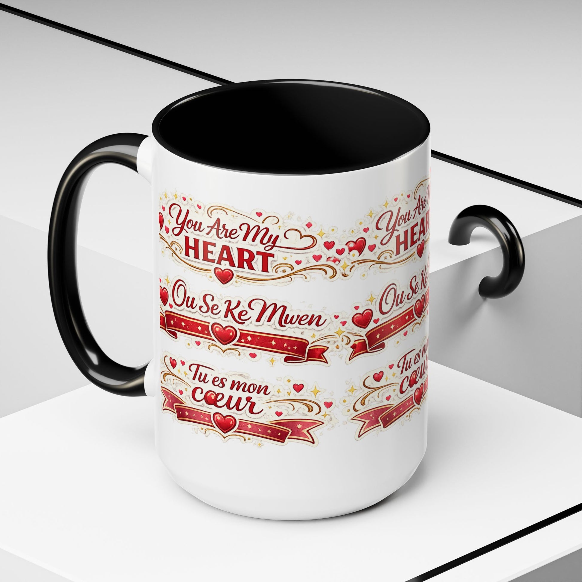 You Are My Heart Accent Coffee Mug – Multilingual Love Gift (11/15oz) - Wayal Store