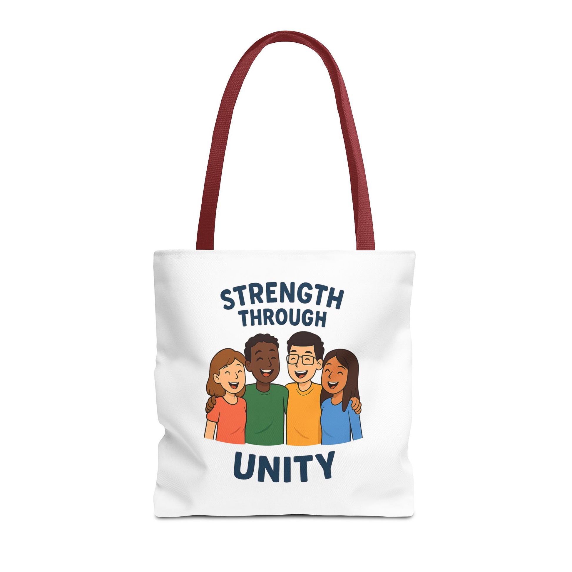 Unity Tote Bag | Strength Through Unity | Eco-Friendly Tote | Gift for Friends | Motivational Carryall | Community Spirit Bag - Wayal Store
