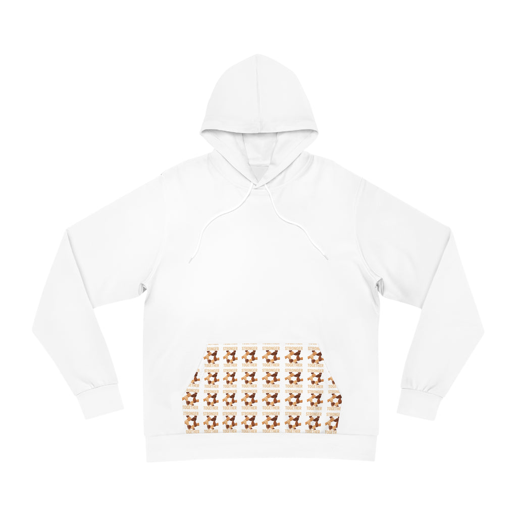 Stronger Together Hoodie Back | Unity Fashion, Gift for Activists, Inspirational Apparel, Unisex Streetwear, Casual Wear, Cozy Layering - Wayal Store