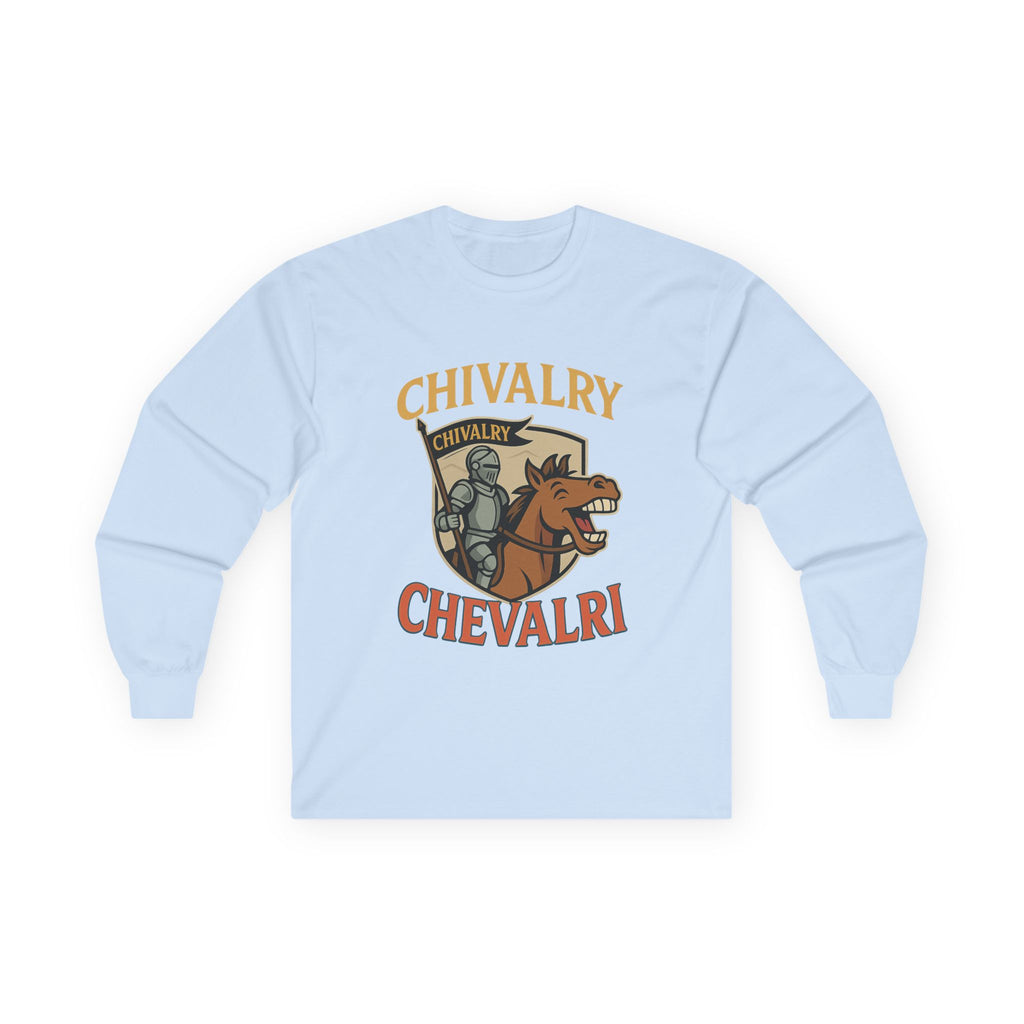 Chivalry Inspired Unisex Long Sleeve Tee - Perfect for Renaissance Fairs, Historical Events, Gifts, Casual Wear - Wayal Store
