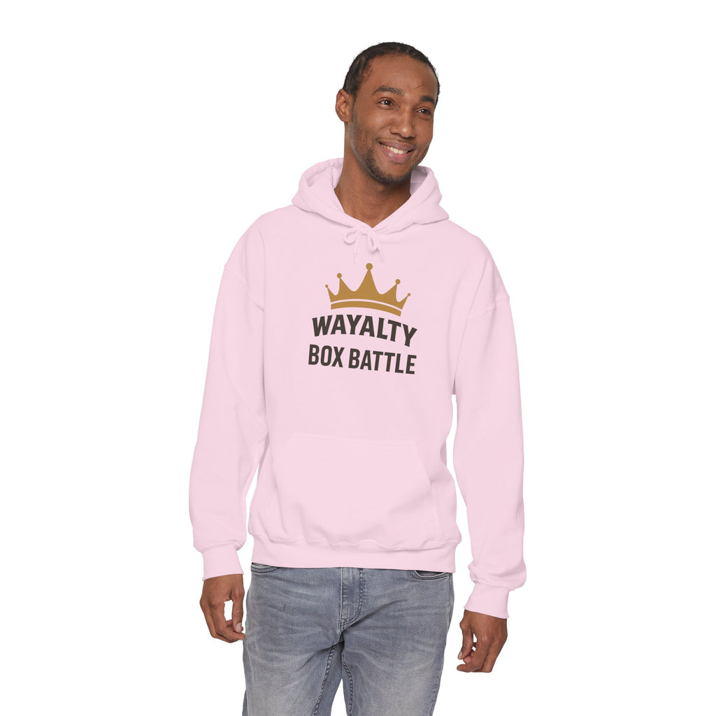 Wayalty Box Battle Hoodie — Crown Logo Pullover for Gaming Fans