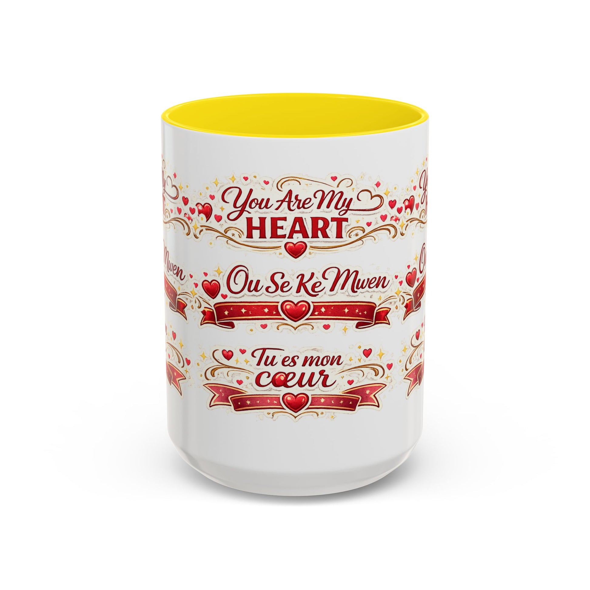 You Are My Heart Accent Coffee Mug – Multilingual Love Gift (11/15oz) - Wayal Store