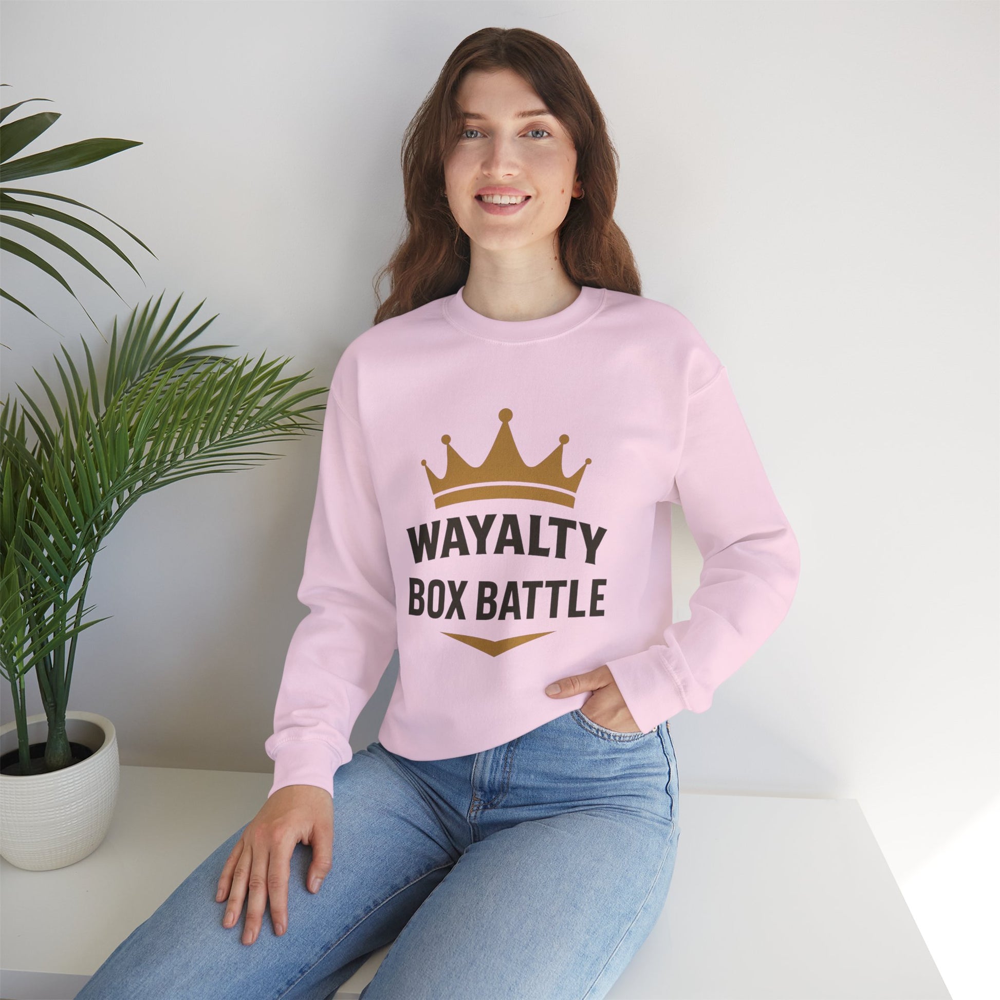 Wayalty Box Battle Crewneck Sweatshirt