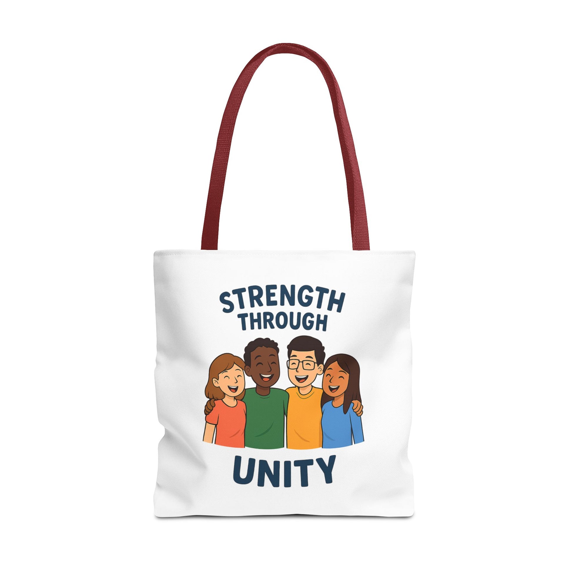 Unity Tote Bag | Strength Through Unity | Eco-Friendly Tote | Gift for Friends | Motivational Carryall | Community Spirit Bag - Wayal Store