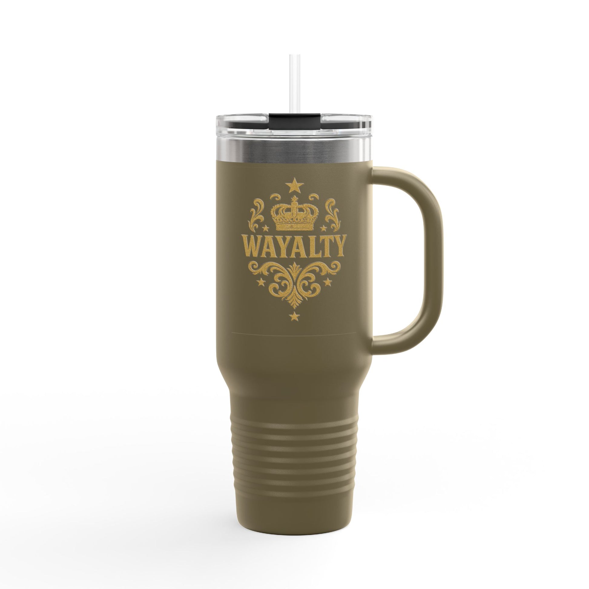 Insulated Travel Mug with Wayalty Design, 40oz Coffee Tumbler, Perfect for On-the-Go, Great Gift for Drinkware Lovers, BPA-Free - Wayal Store