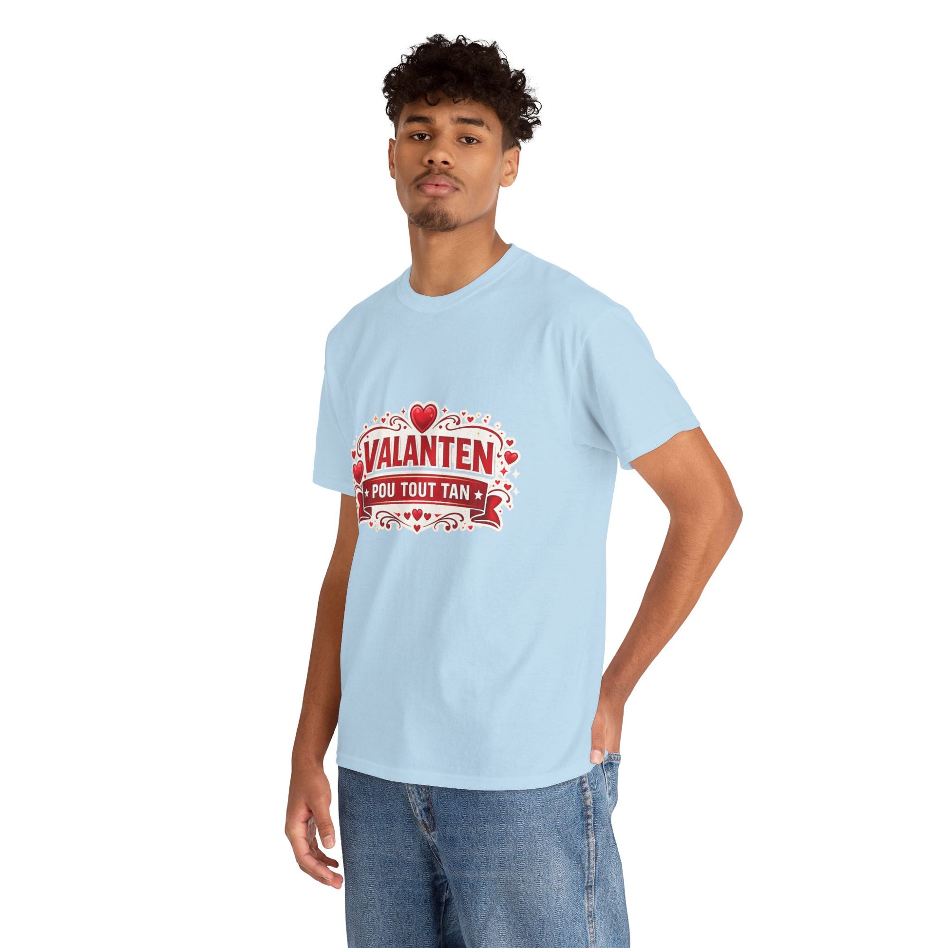 Valanten Pou Tout Tan Tee — Haitian Creole Valentine T-Shirt - Wayal Store