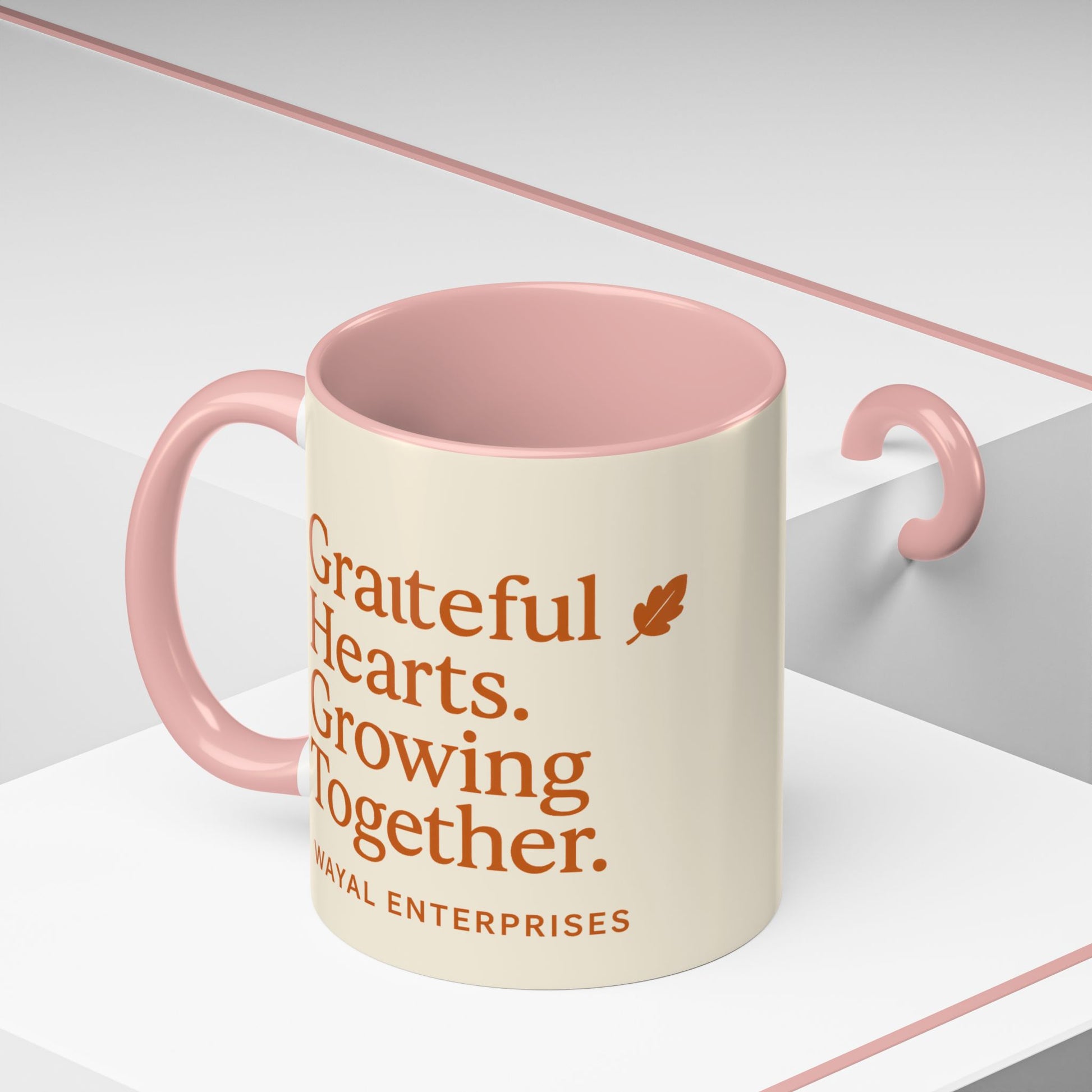 Grateful Hearts Coffee Mug - 11oz & 15oz - Perfect for Cozy Moments