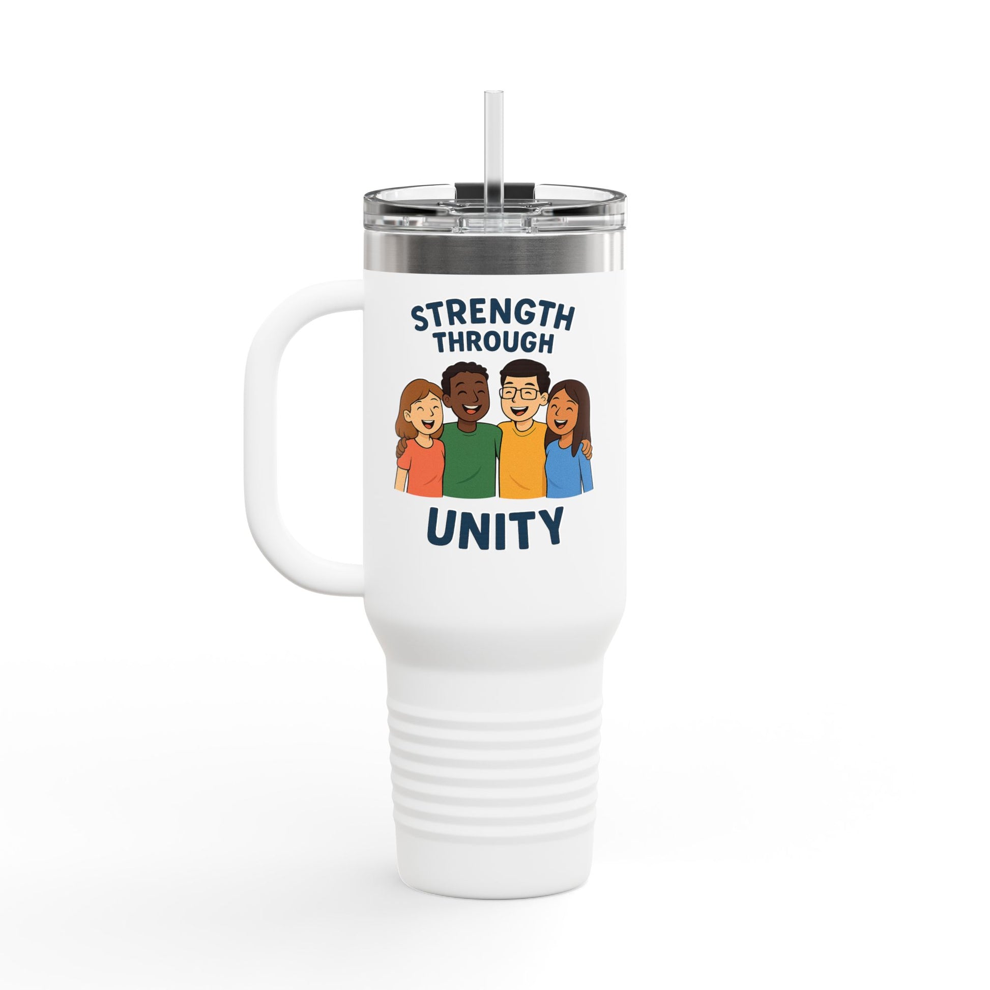 Unity-Themed Insulated Travel Mug, 40oz - Motivational Gift for Friends, Family, Great for Celebrations, Outdoors, Home, Office - Wayal Store