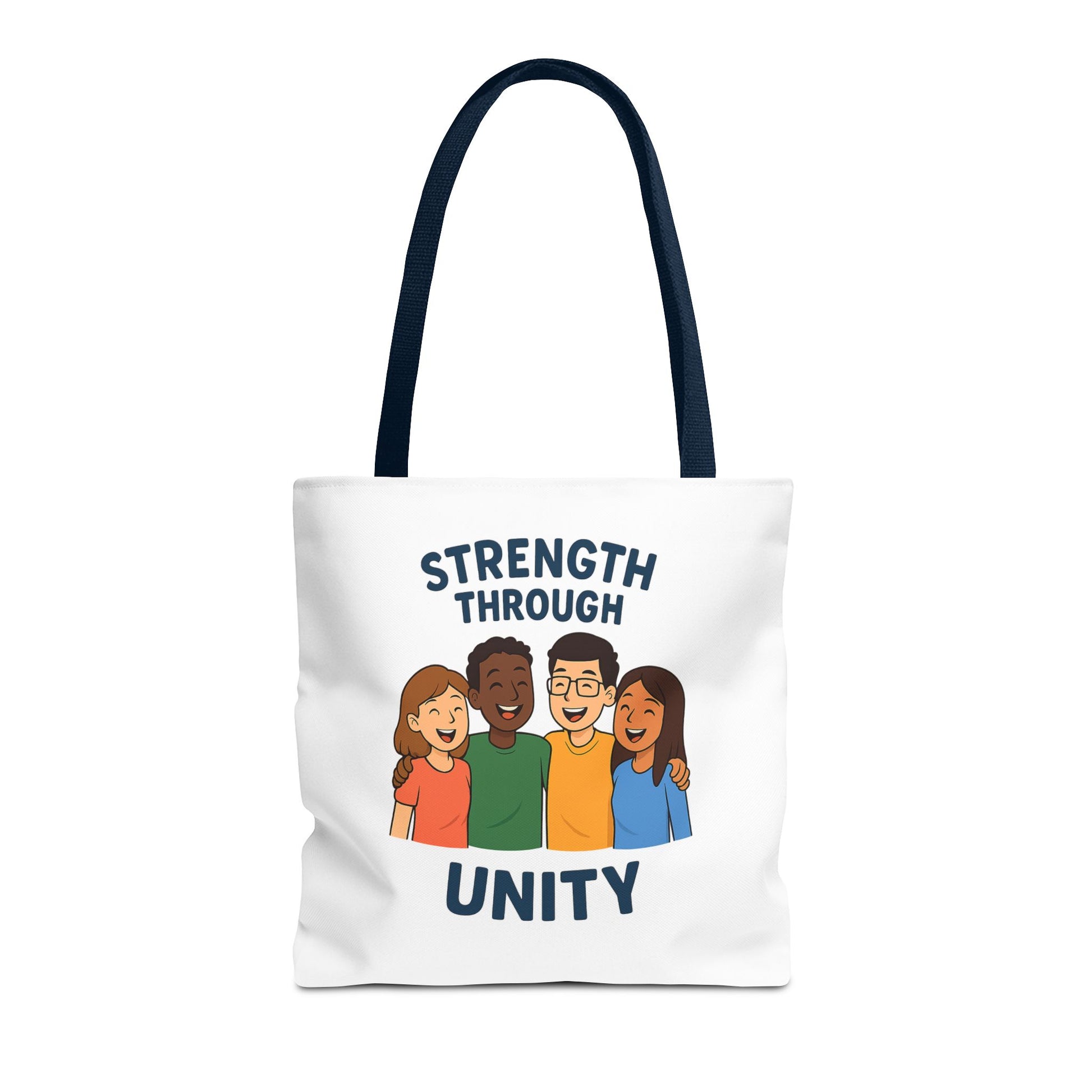 Unity Tote Bag | Strength Through Unity | Eco-Friendly Tote | Gift for Friends | Motivational Carryall | Community Spirit Bag - Wayal Store