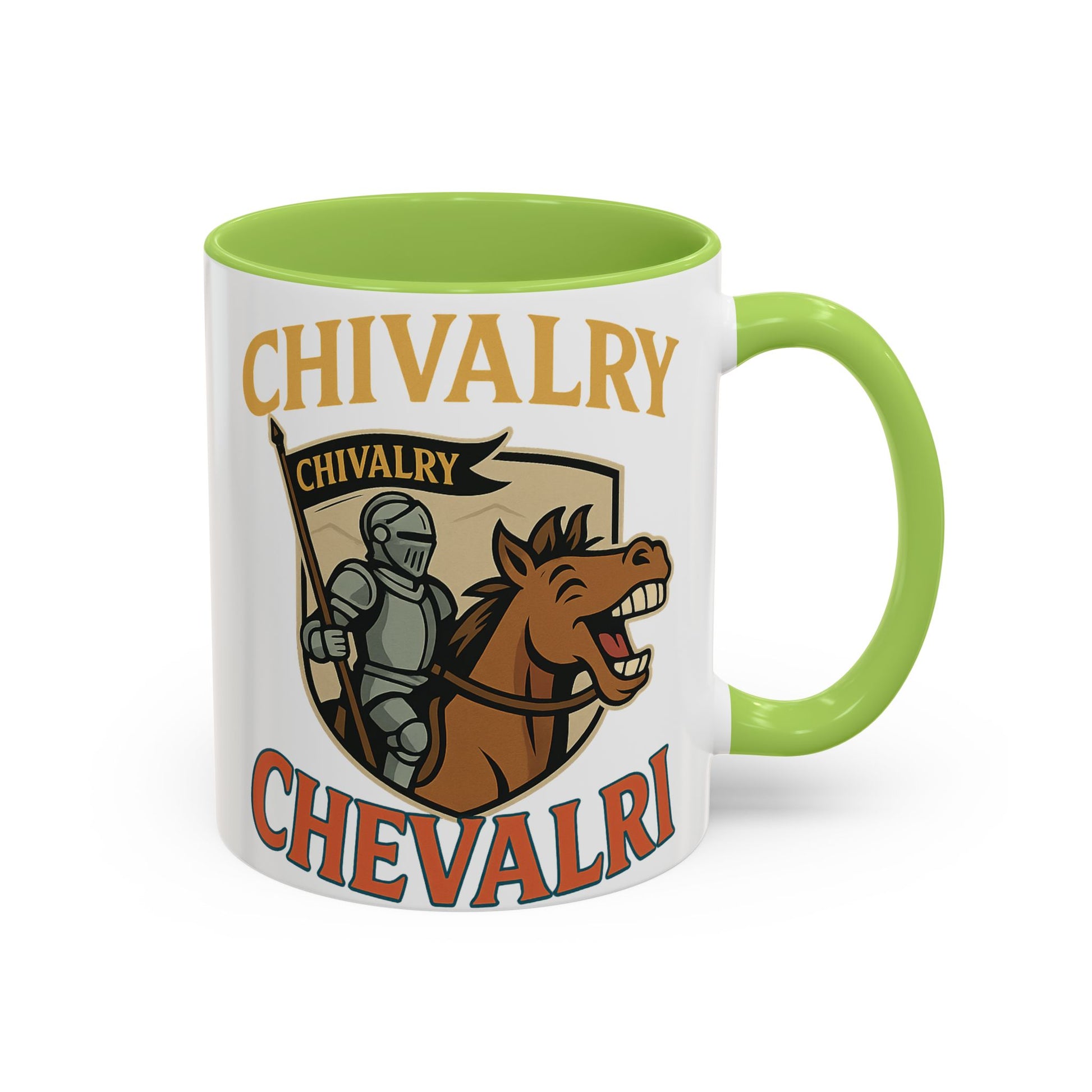 Chivalry Accent Coffee Mug, Warrior Gift, Knight Themed Cup, Medieval Decor, Unique Coffee Lover Present, Fun Office Mug - Wayal Store