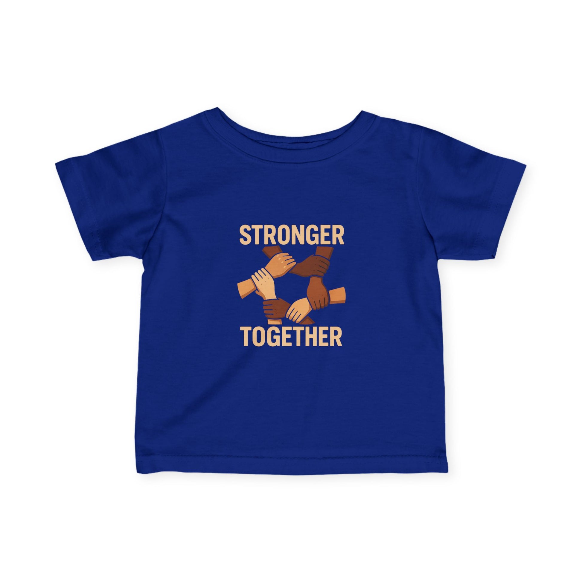 Stronger Together Infant Tee - Unity and Love, Baby Shirt, Gift for New Parents, Toddler Apparel, Social Awareness Kids Wear - Wayal Store